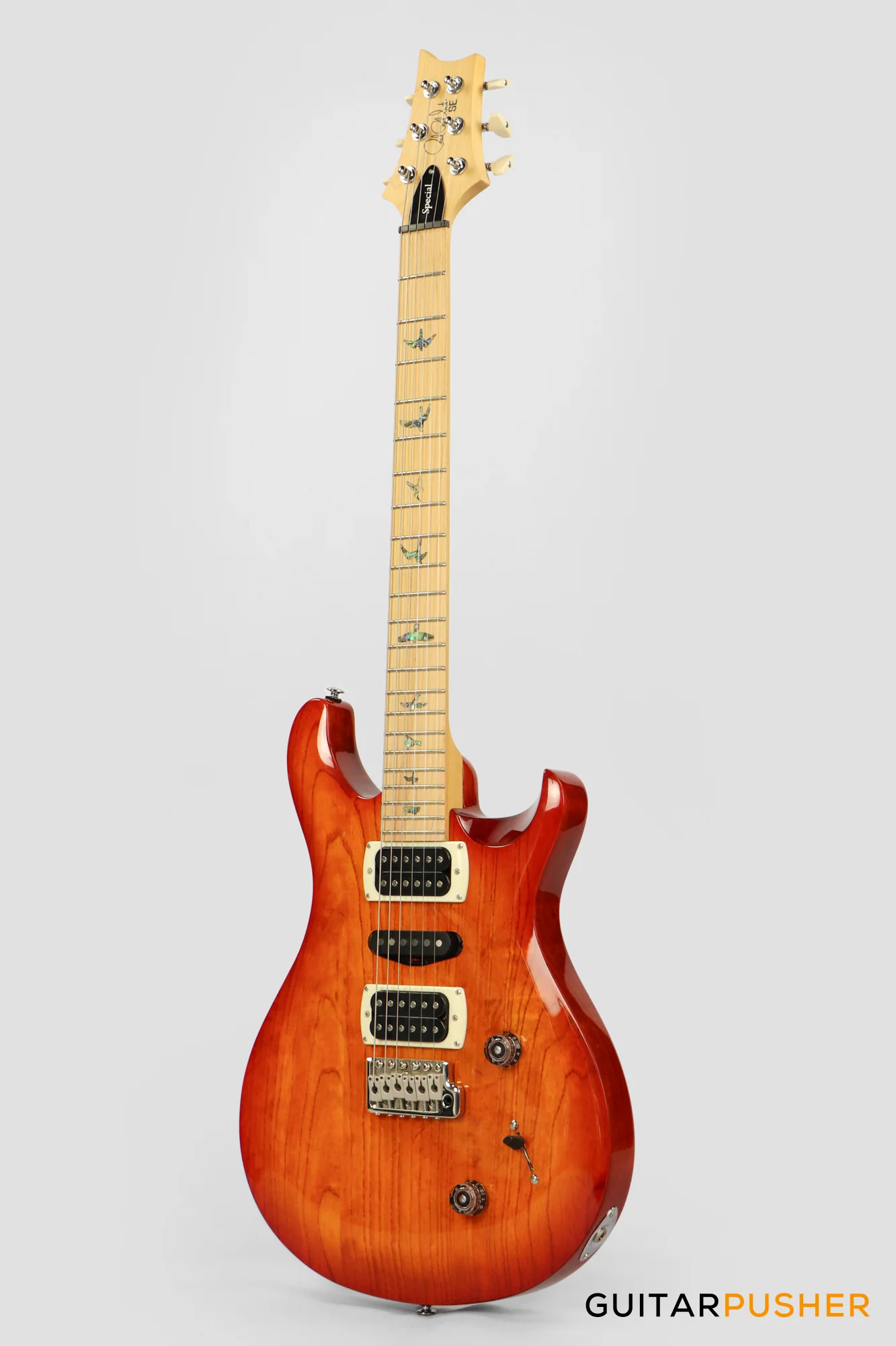 PRS Guitars SE Swamp Ash Special Electric Guitar (Vintage Sunburst) - Image 7