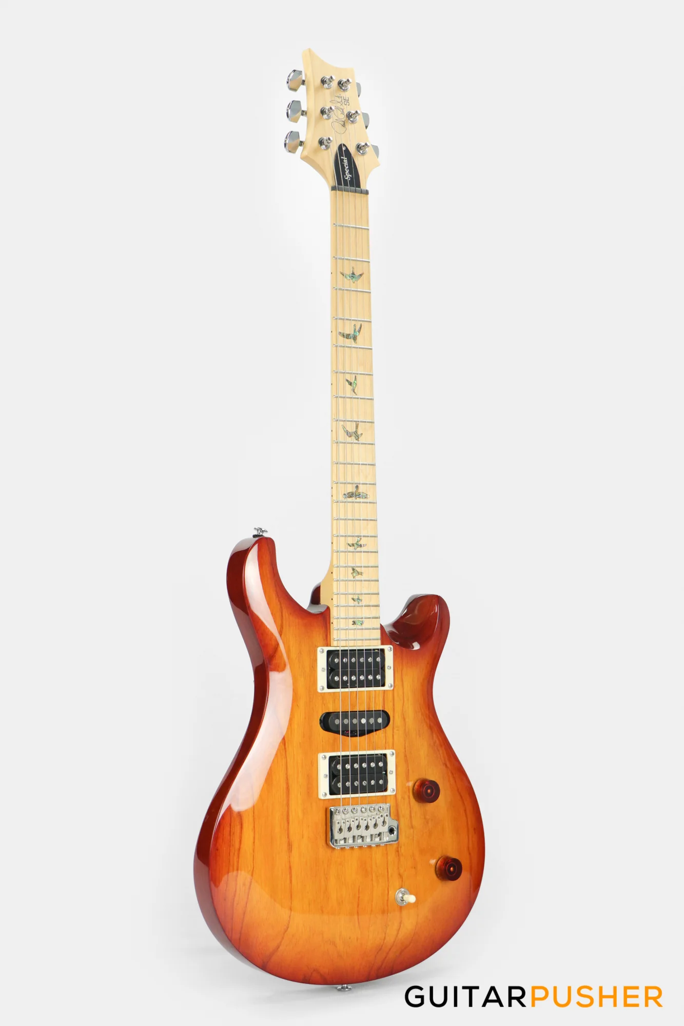 PRS Guitars SE Swamp Ash Special Electric Guitar (Vintage Sunburst) - Image 4