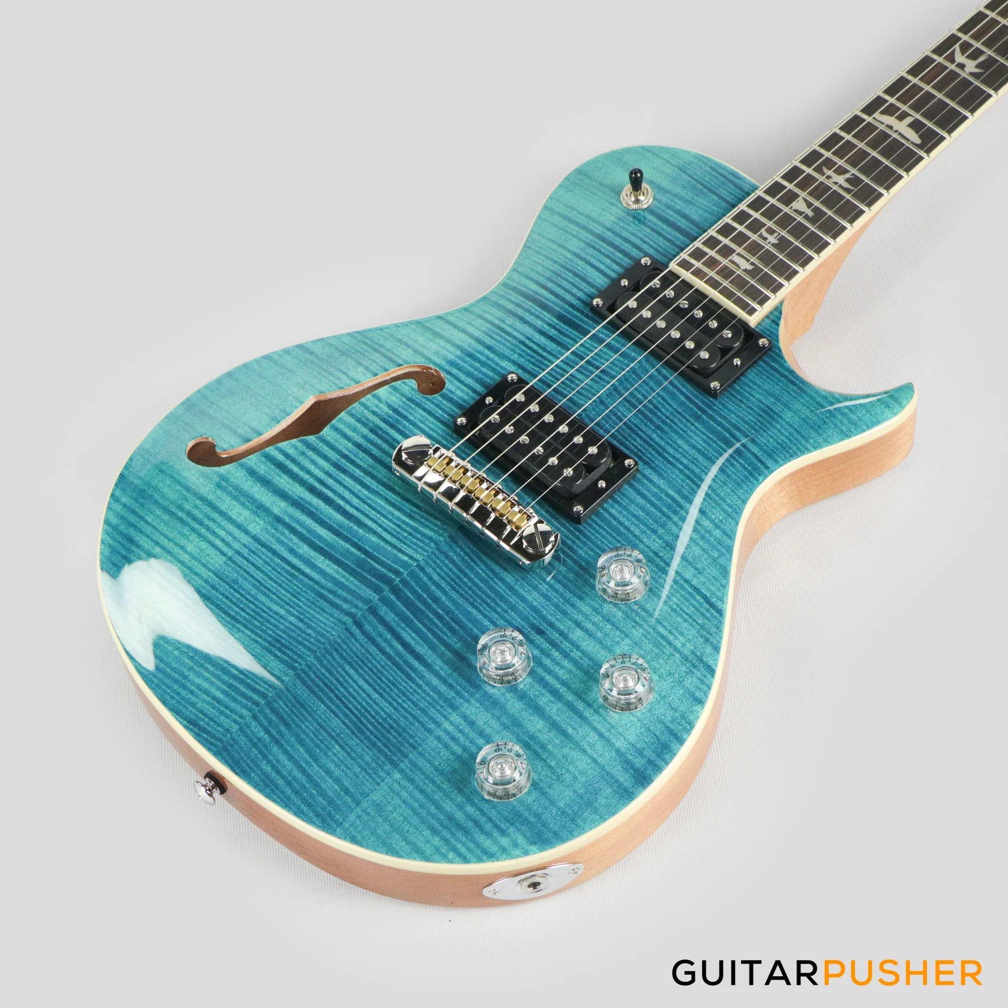 PRS Guitars SE Zach Myers Signature Semi-Hollow Electric Guitar (Myers Blue) - Image 10