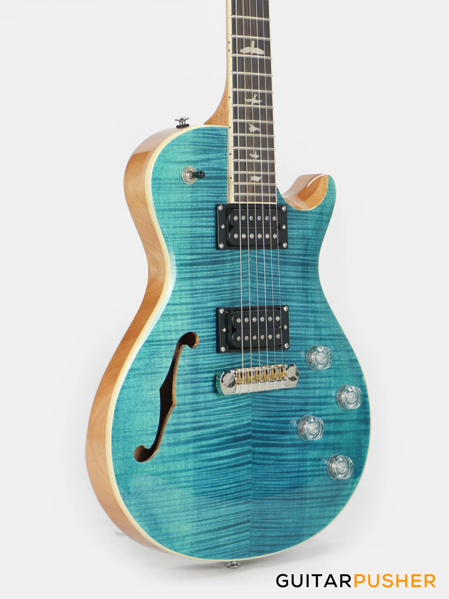 PRS Guitars SE Zach Myers Signature Semi-Hollow Electric Guitar (Myers Blue) - Image 4