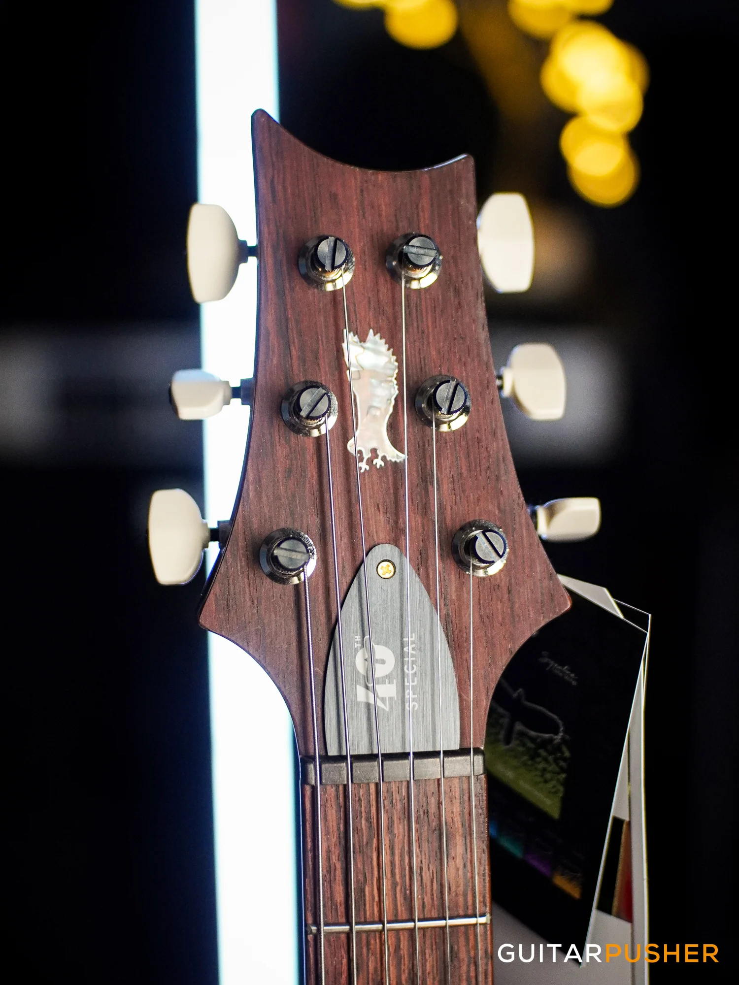 PRS Guitars USA 40th Anniversary Special Semi-Hollow Ltd. Ed. Electric Guitar (Yellow Tiger - Artist Grade Top) - Image 6