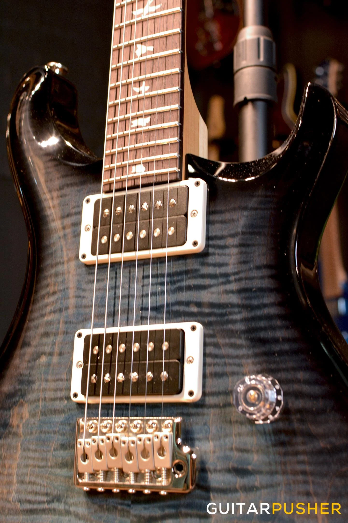 PRS Guitars USA Bolt-On CE 24 Faded Blue Smokeburst - Image 4