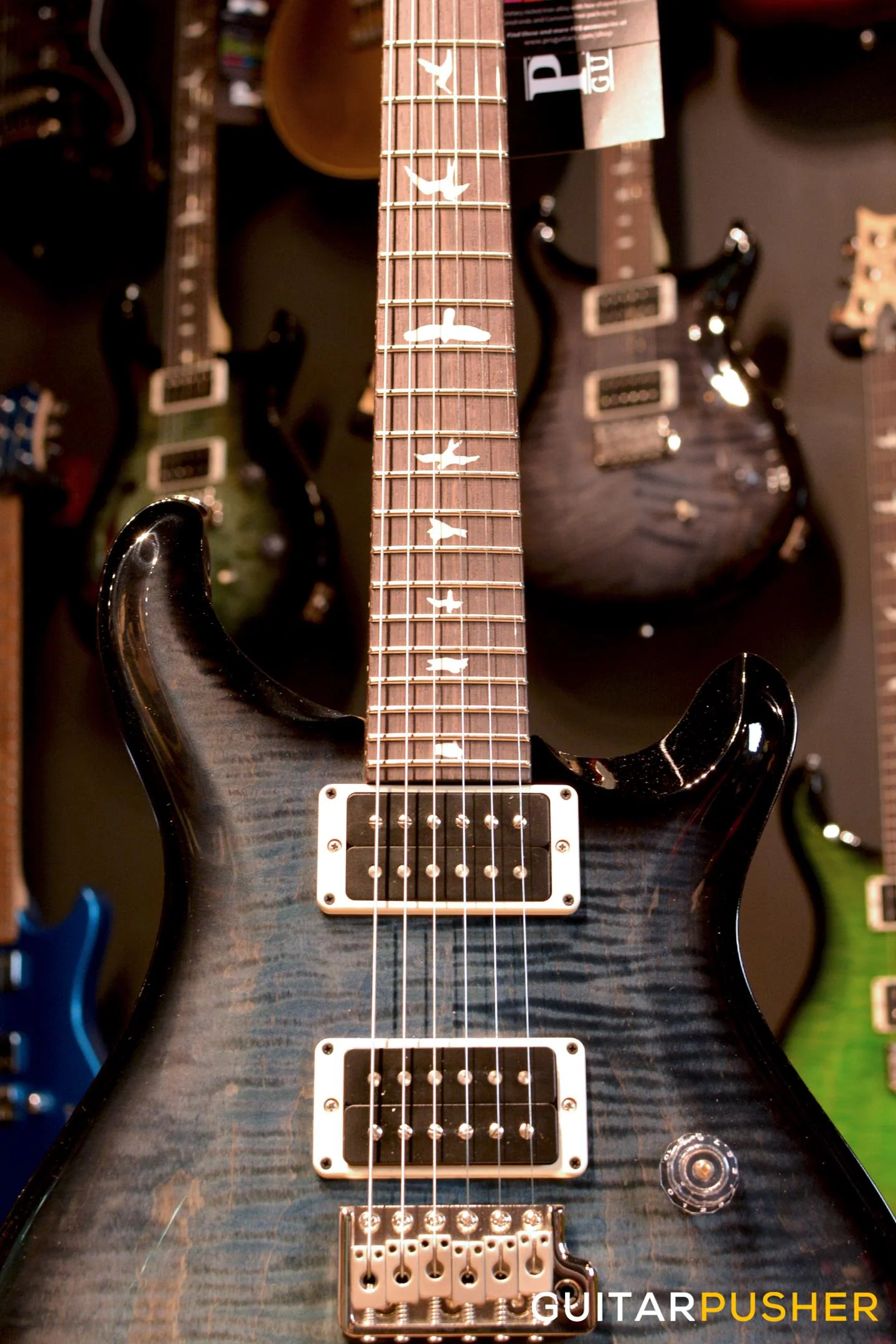 PRS Guitars USA Bolt-On CE 24 Faded Blue Smokeburst - Image 6