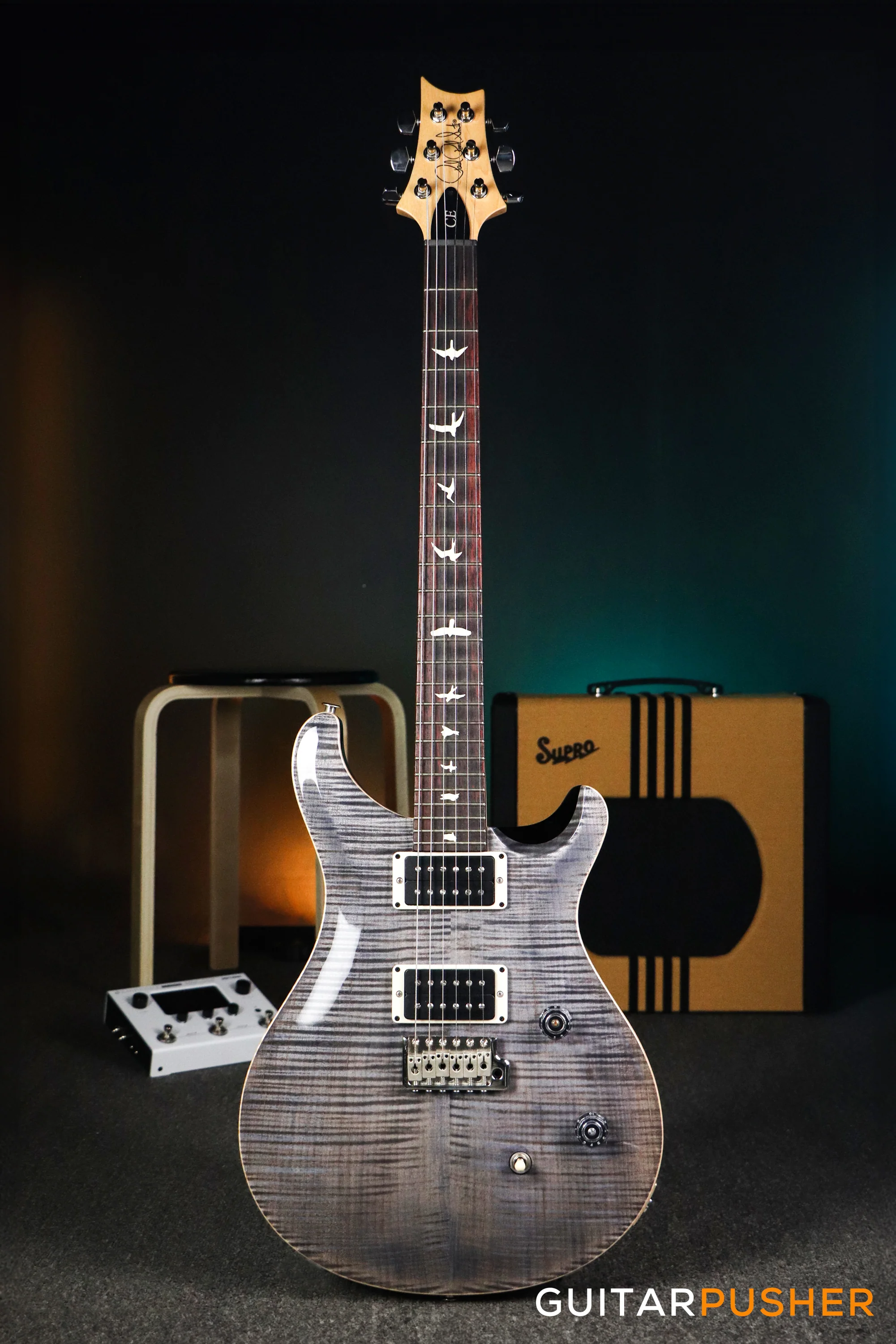 PRS Guitars USA Bolt-On CE 24 Faded Gray Black - Image 2