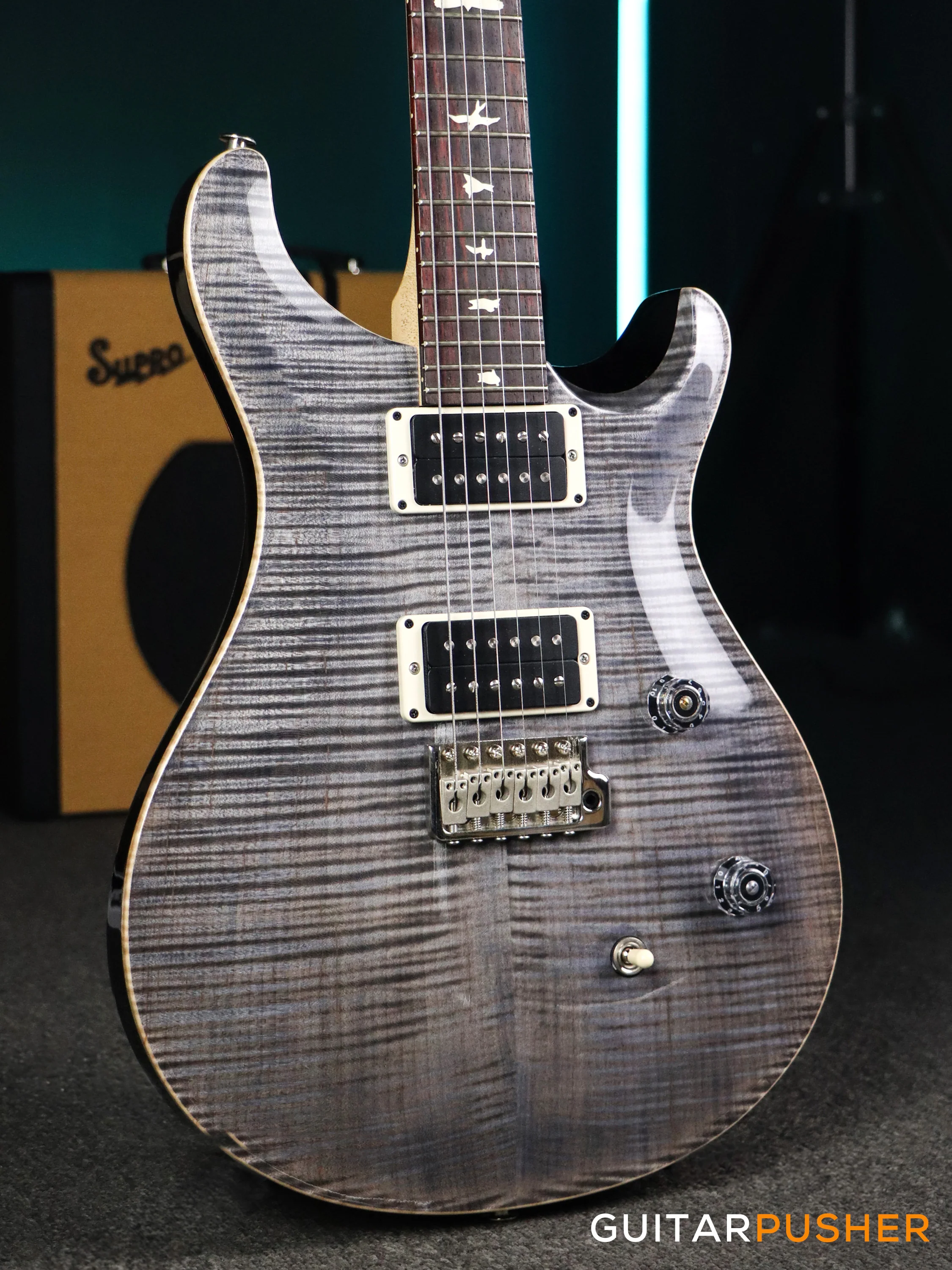 PRS Guitars USA Bolt-On CE 24 Faded Gray Black - Image 3