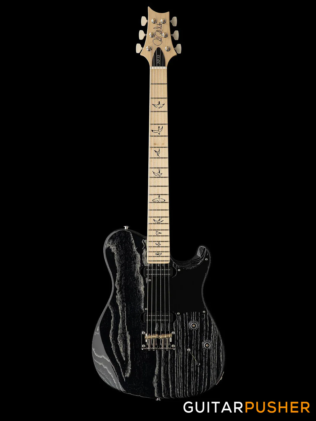 PRS Guitars USA Bolt-On NF 53 Electric Guitar - Black Doghair - Image 2
