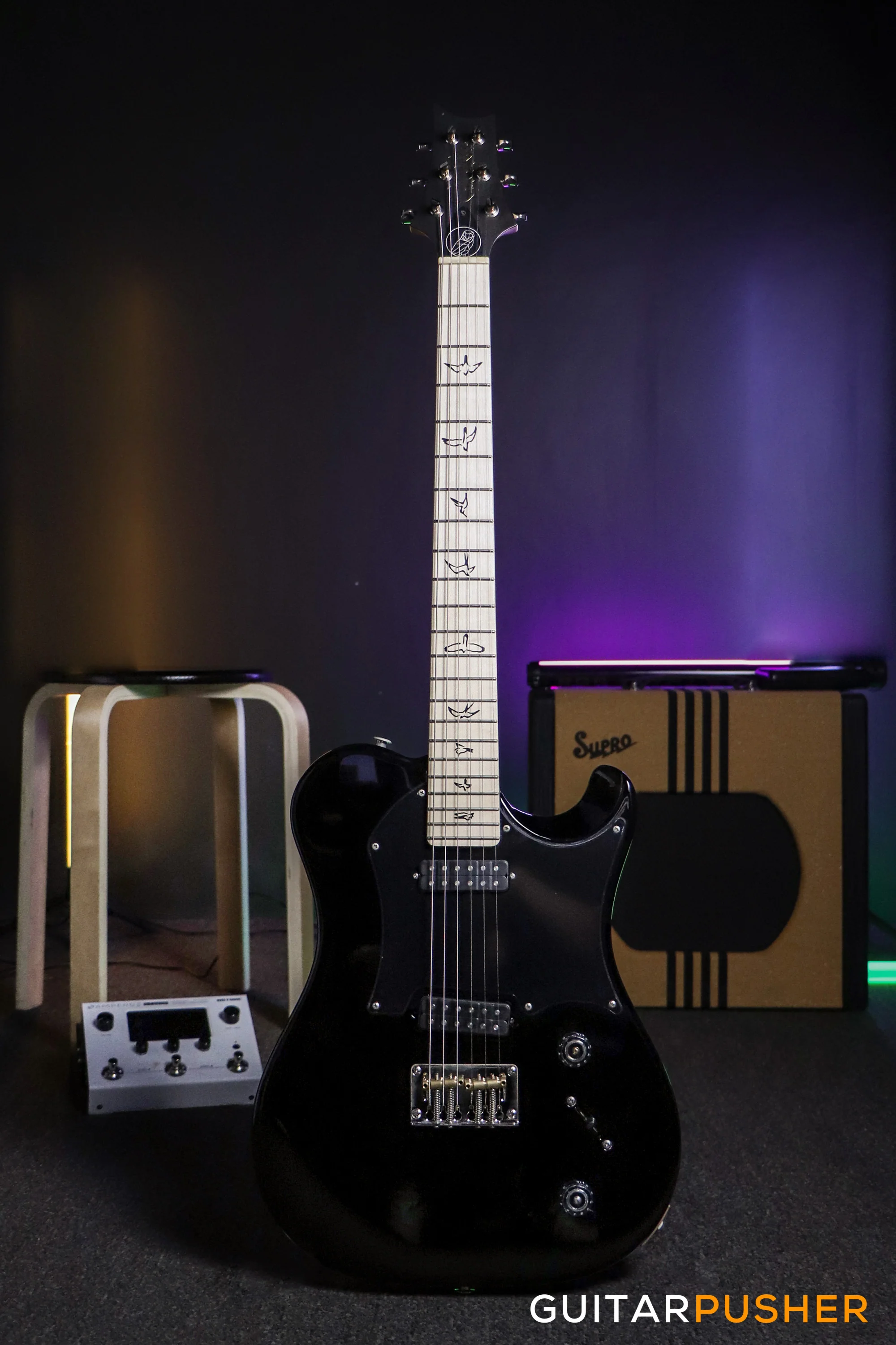 PRS Guitars USA Bolt-On Specialty Myles Kennedy Signature Electric Guitar - Black - Image 2