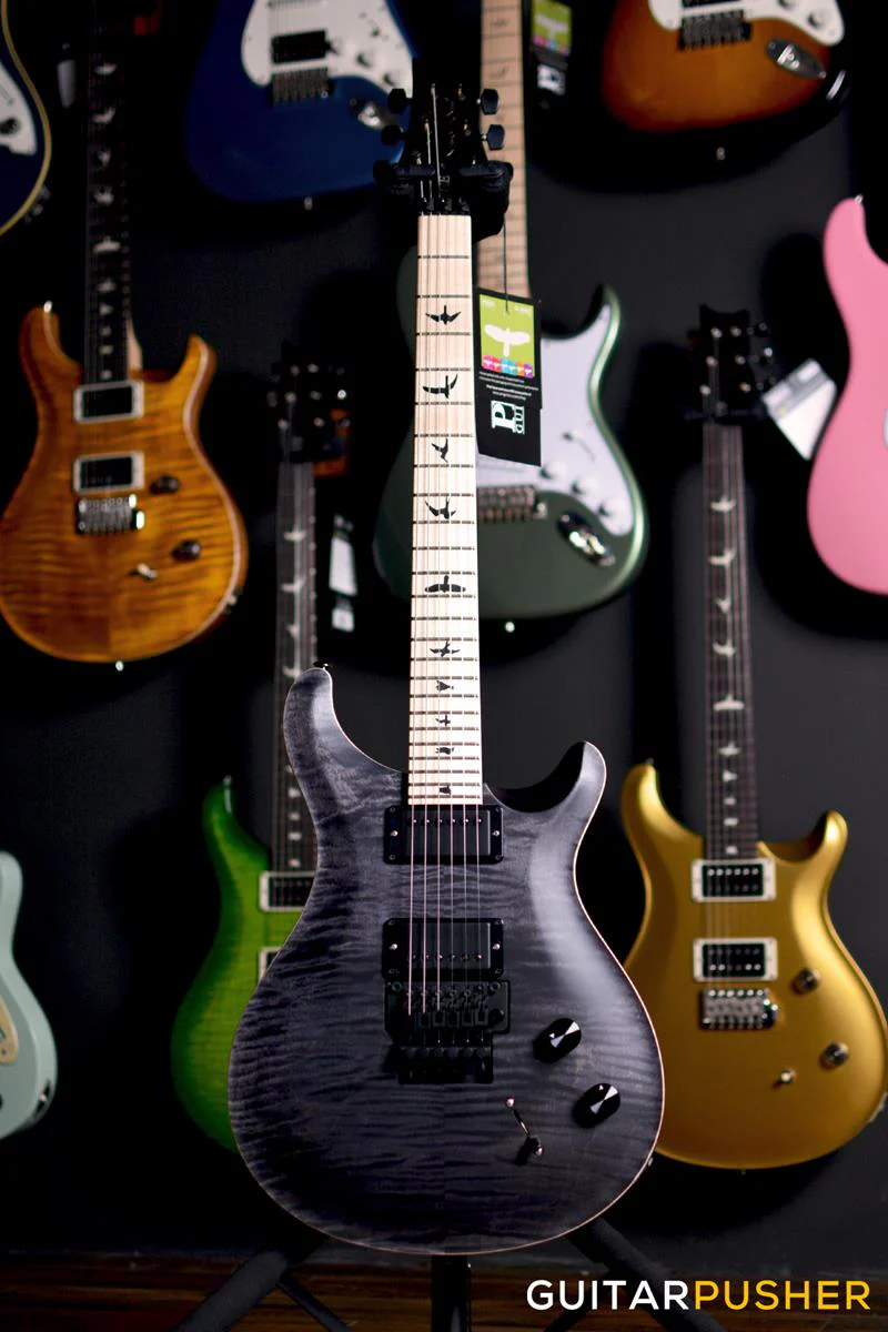 PRS Guitars USA CE 24 Floyd Dustie Waring Signature Electric Guitar (Grey Black) - Image 2