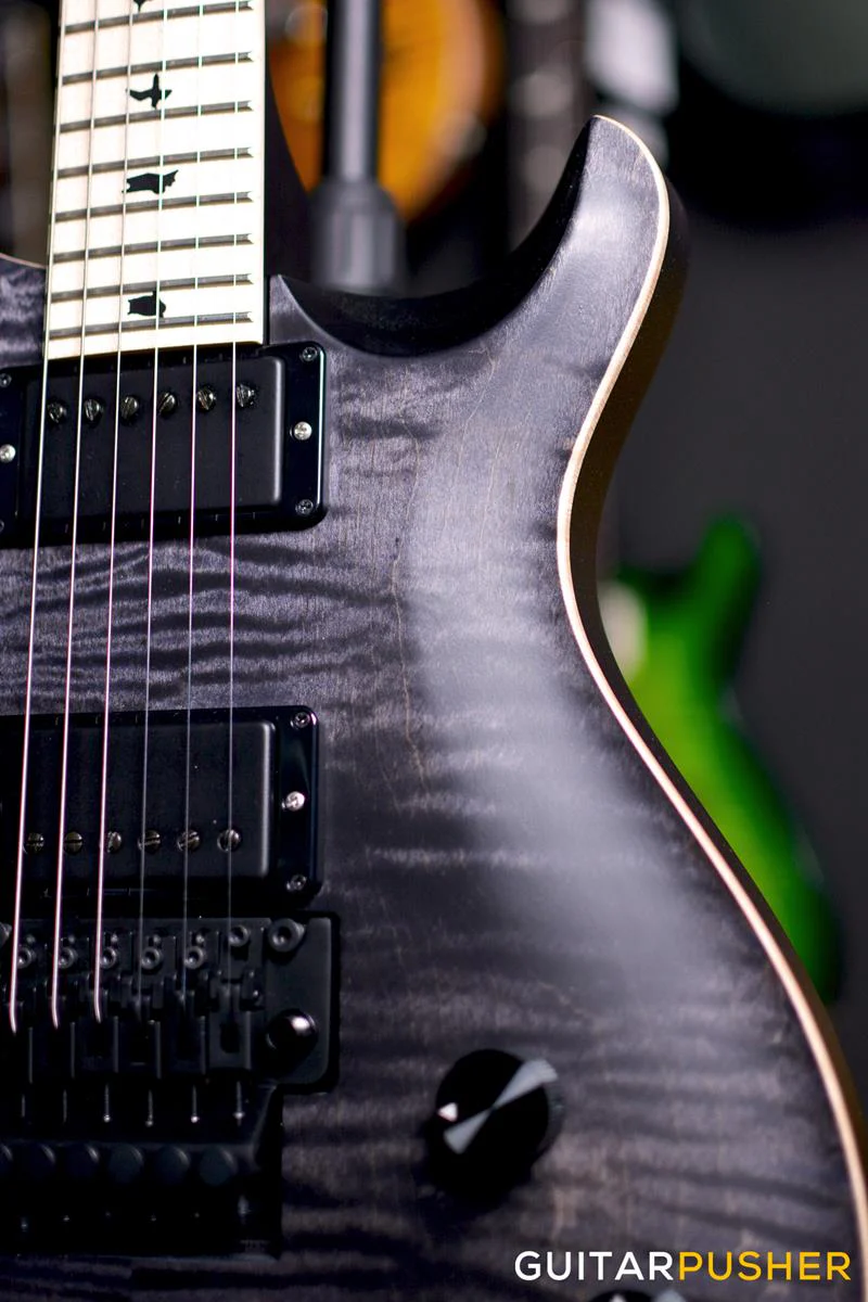 PRS Guitars USA CE 24 Floyd Dustie Waring Signature Electric Guitar (Grey Black) - Image 5