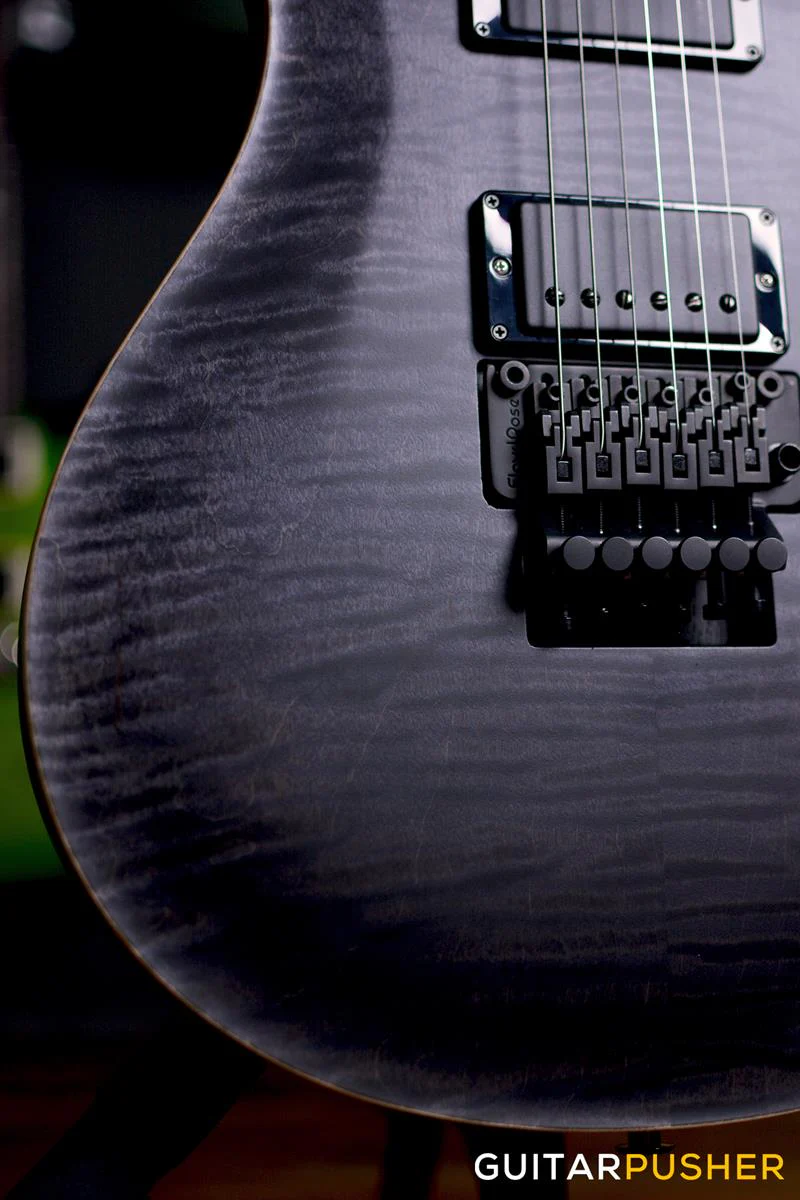 PRS Guitars USA CE 24 Floyd Dustie Waring Signature Electric Guitar (Grey Black) - Image 6