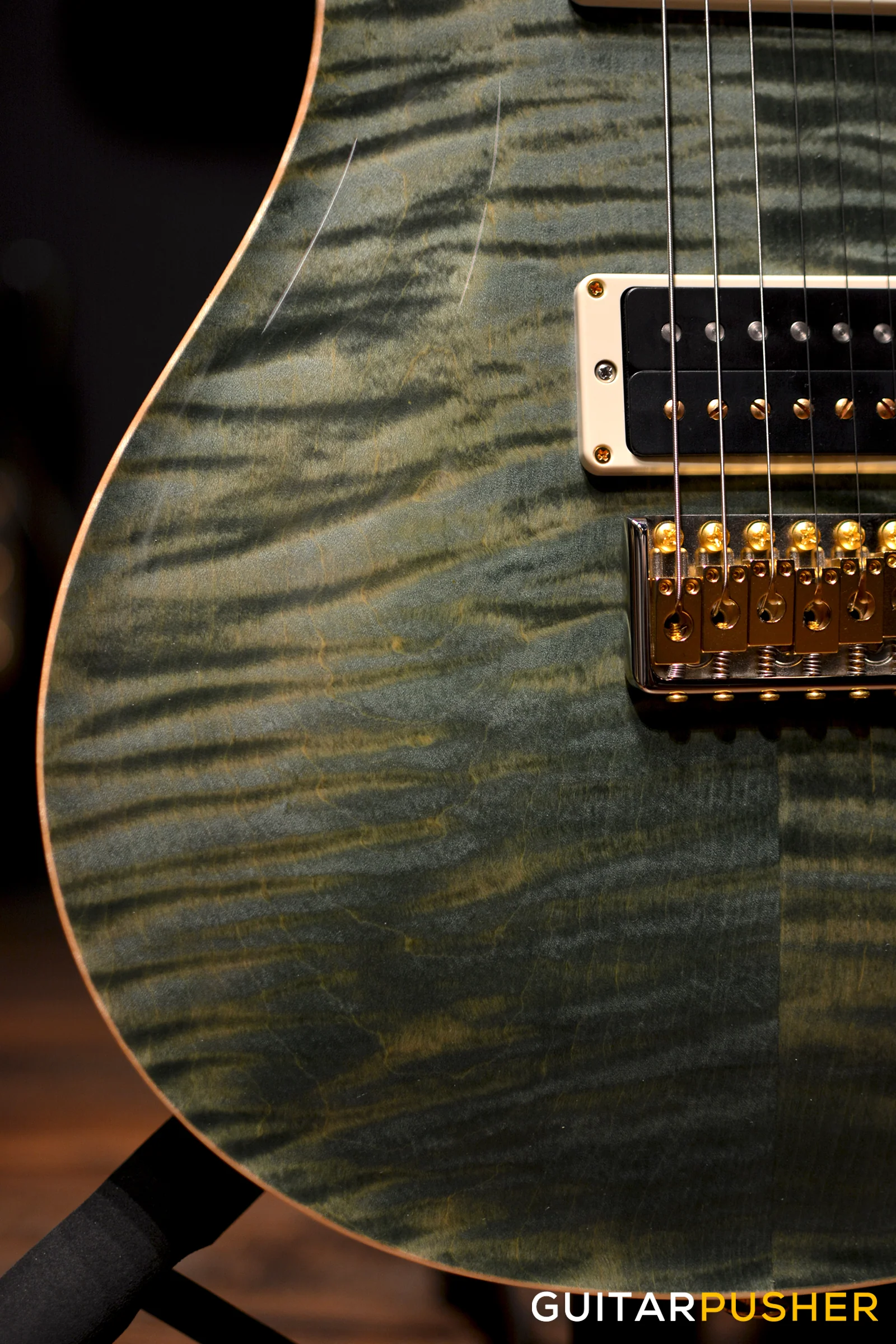 PRS Guitars USA Custom 22 Trampas Green 10-Top - Image 5