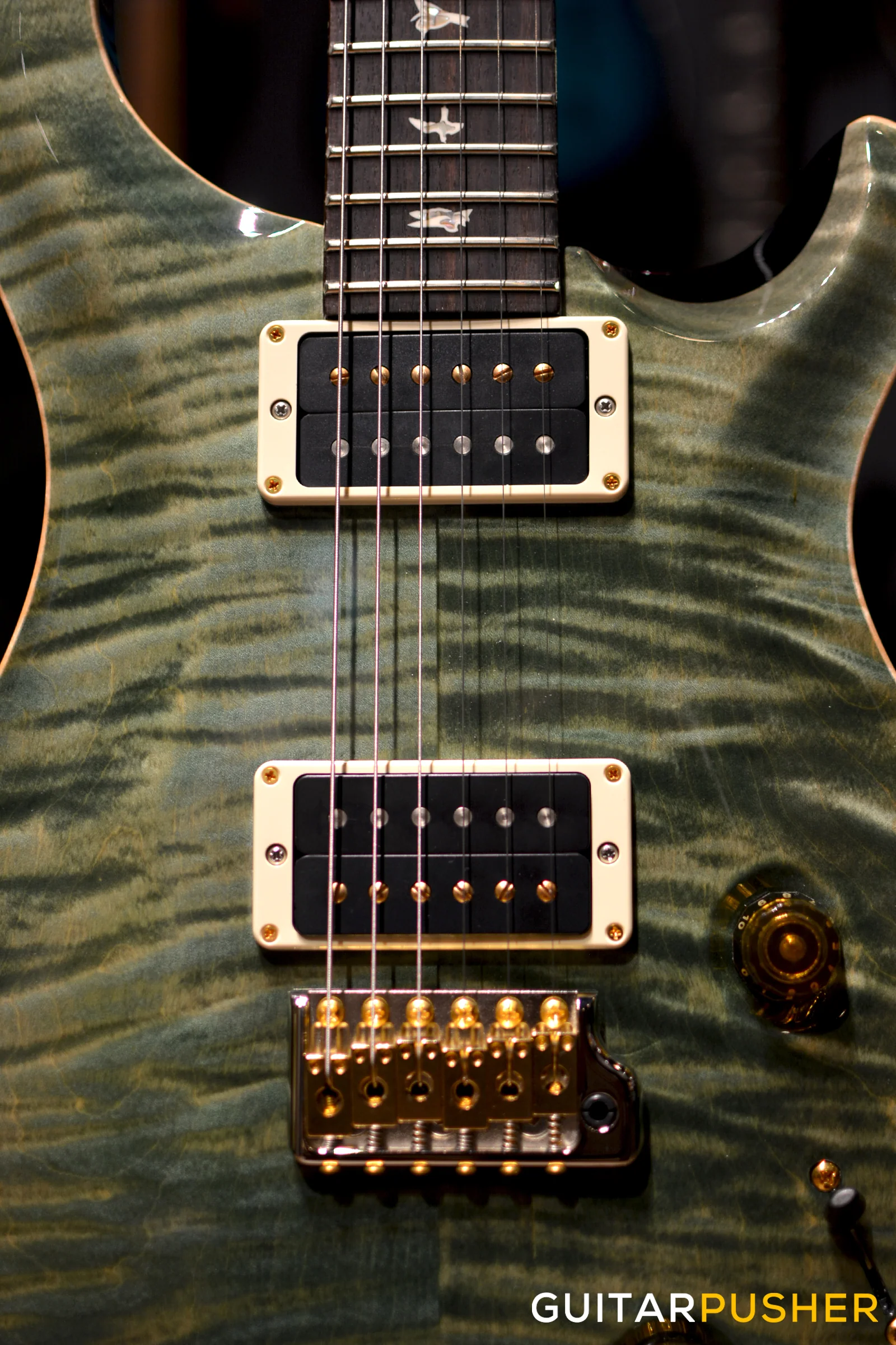 PRS Guitars USA Custom 22 Trampas Green 10-Top - Image 9