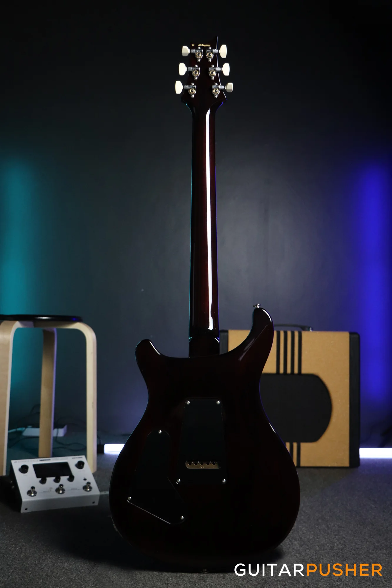 PRS Guitars USA Custom 24 Black Gold Burst - Image 6