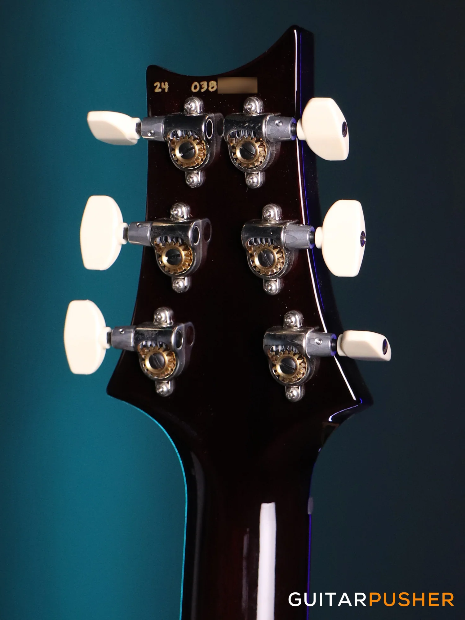 PRS Guitars USA Custom 24 Black Gold Burst - Image 7