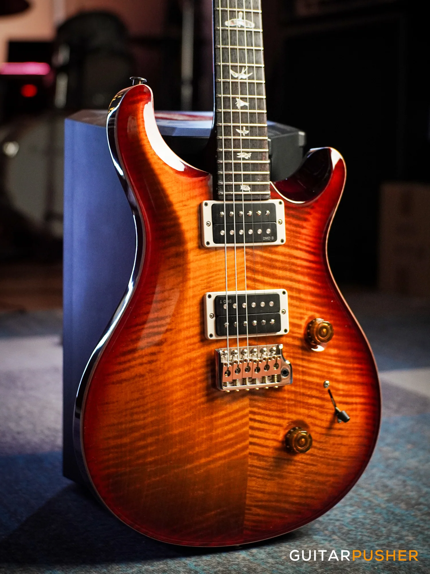 PRS Guitars USA Custom 24 Dark Cherry Sunburst - Image 3