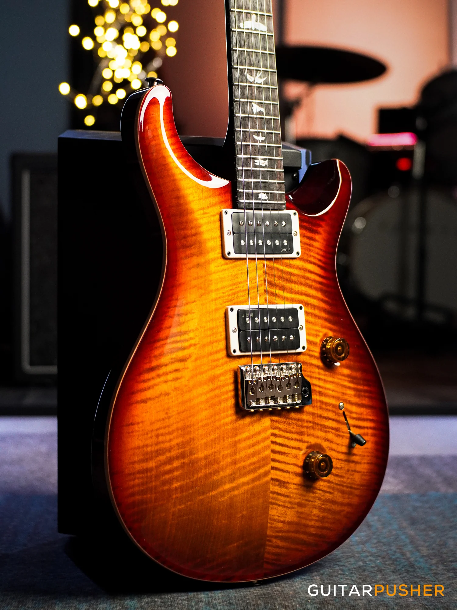 PRS Guitars USA Custom 24 Dark Cherry Sunburst - Image 5
