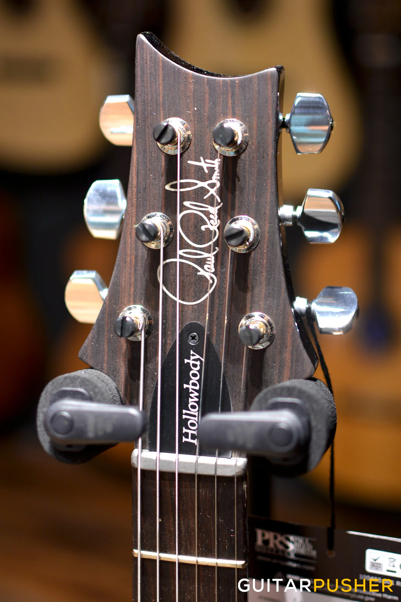 PRS Guitars USA Hollowbody II Piezo Black Gold Wrap Burst - Image 8