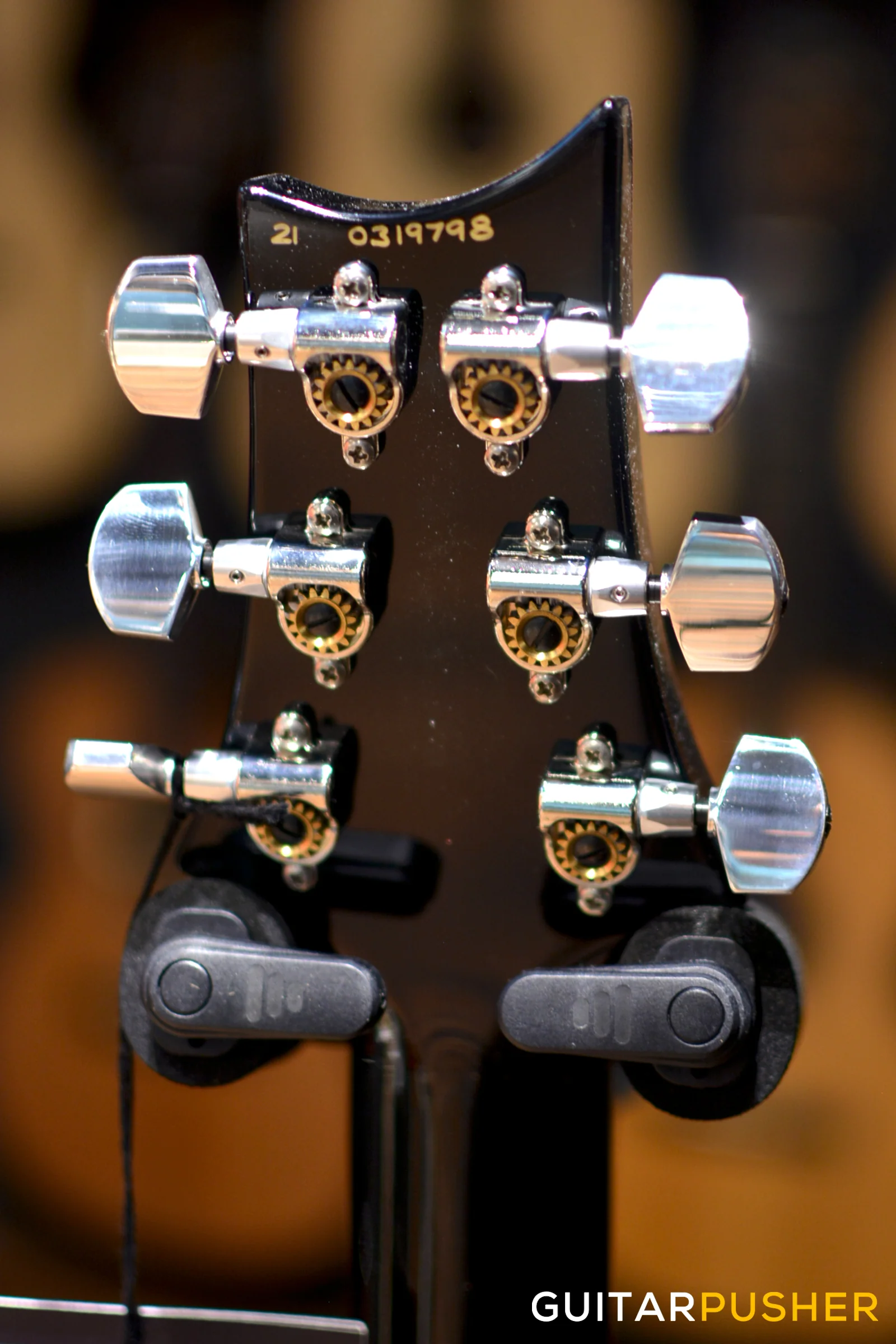 PRS Guitars USA Hollowbody II Piezo Black Gold Wrap Burst - Image 9
