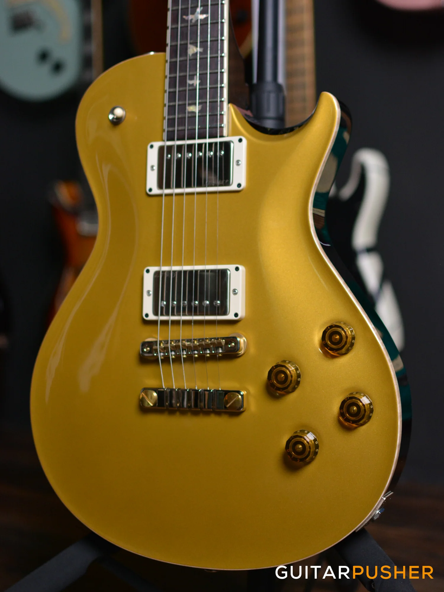 PRS Guitars USA McCarty 594 Singlecut Electric Guitar Goldtop - Image 11