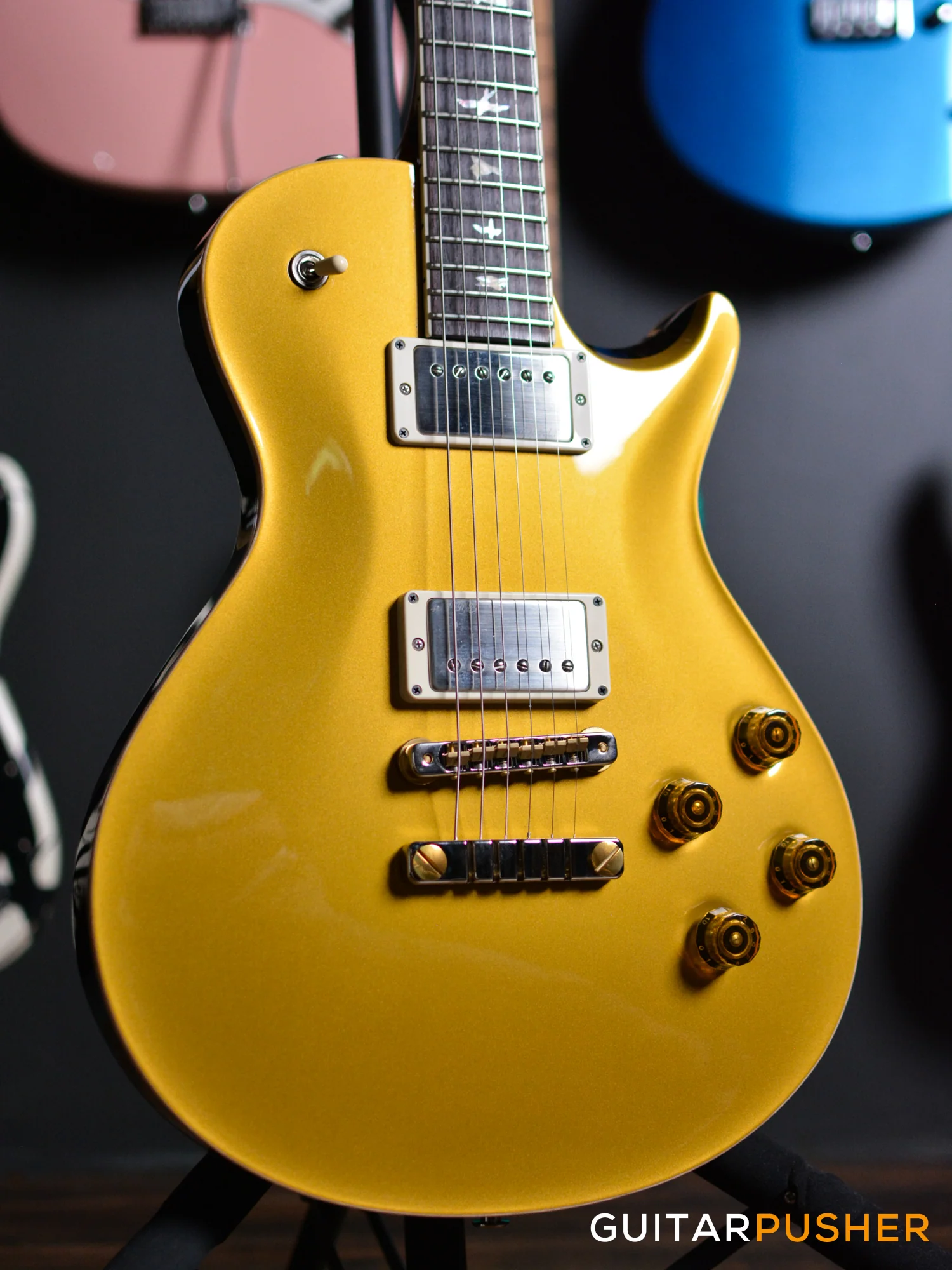 PRS Guitars USA McCarty 594 Singlecut Electric Guitar Goldtop - Image 4
