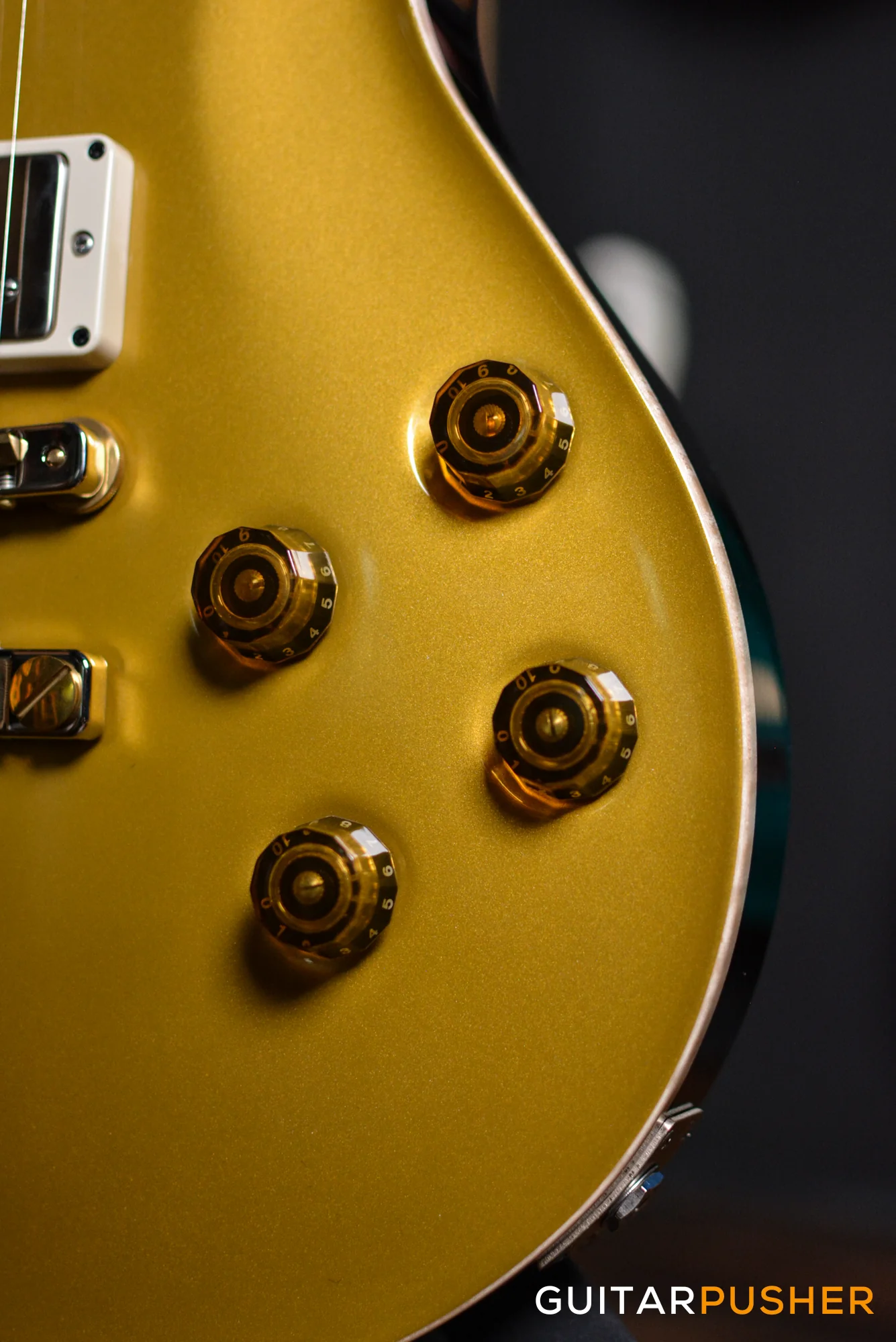 PRS Guitars USA McCarty 594 Singlecut Electric Guitar Goldtop - Image 6