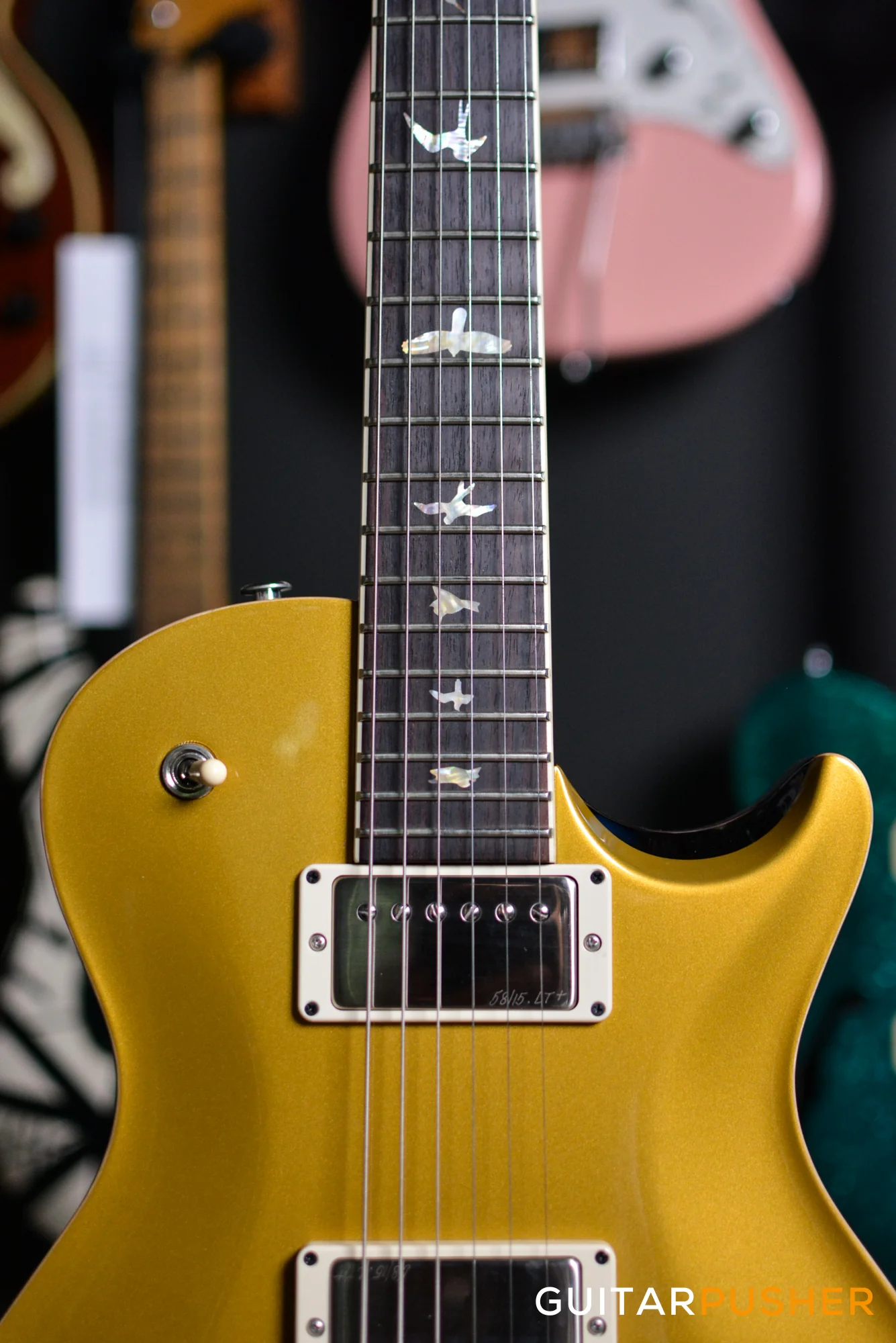 PRS Guitars USA McCarty 594 Singlecut Electric Guitar Goldtop - Image 8
