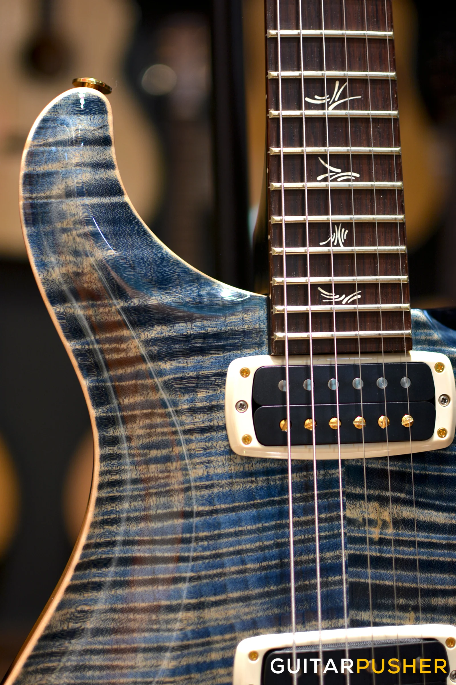 PRS Guitars USA Paul's Guitar Faded Whale Blue 10-Top - Image 3