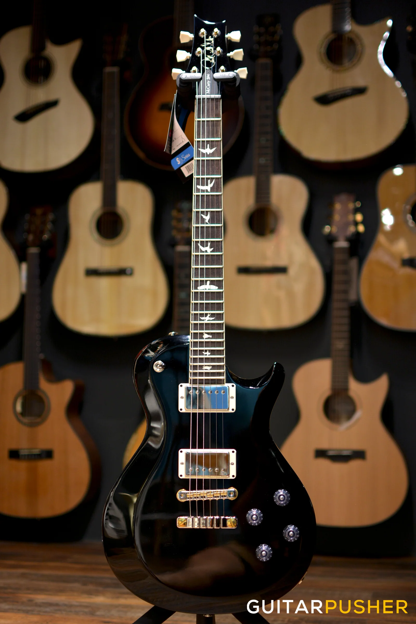 PRS Guitars USA S2 McCarty 594 Singlecut Electric Guitar - Black - Image 7