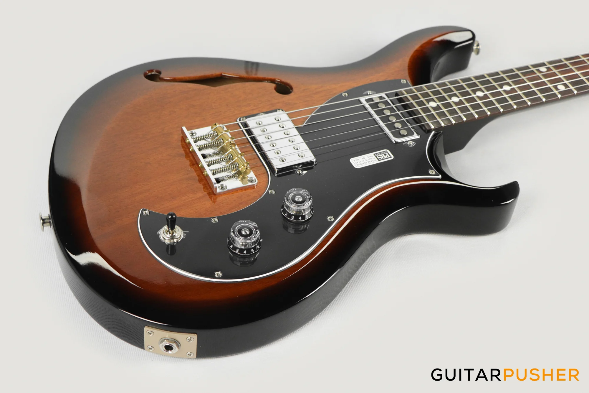 PRS Guitars USA S2 Vela Semi-Hollow - McCarty Tobacco Sunburst - Image 12