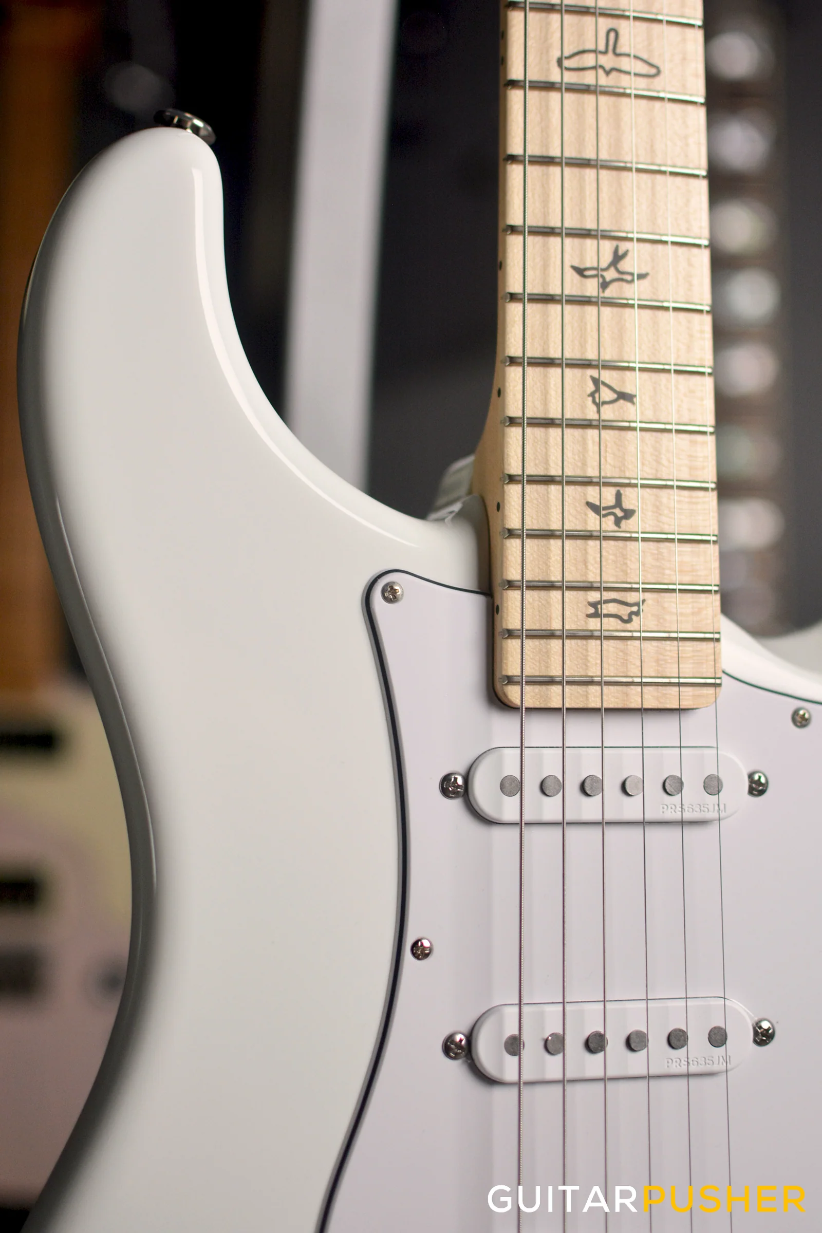 PRS Guitars USA Silver Sky w/ Maple Fingerboard - Frost - Image 9