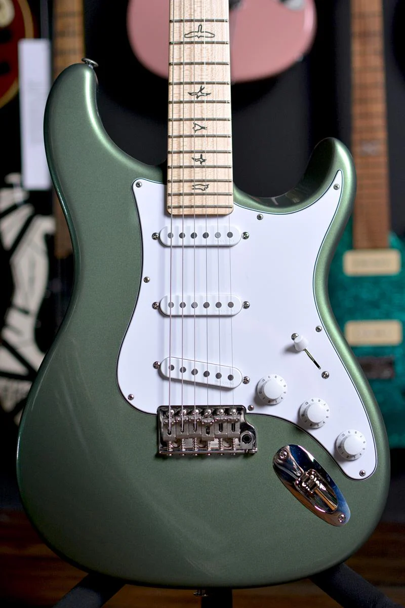 PRS Guitars USA Silver Sky w/ Maple Fingerboard - Orion Green - Image 4
