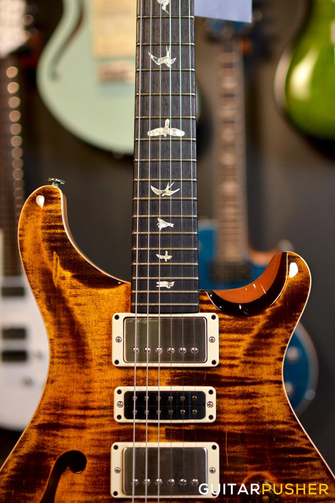 PRS Guitars USA Special Semi-Hollow Yellow Tiger - Image 2