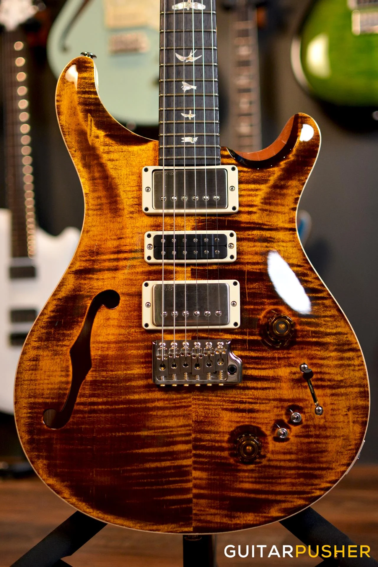 PRS Guitars USA Special Semi-Hollow Yellow Tiger - Image 3
