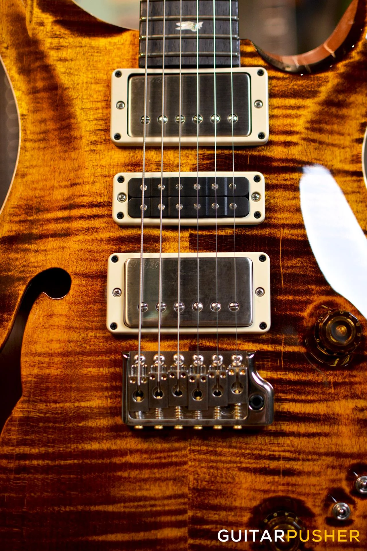 PRS Guitars USA Special Semi-Hollow Yellow Tiger - Image 4