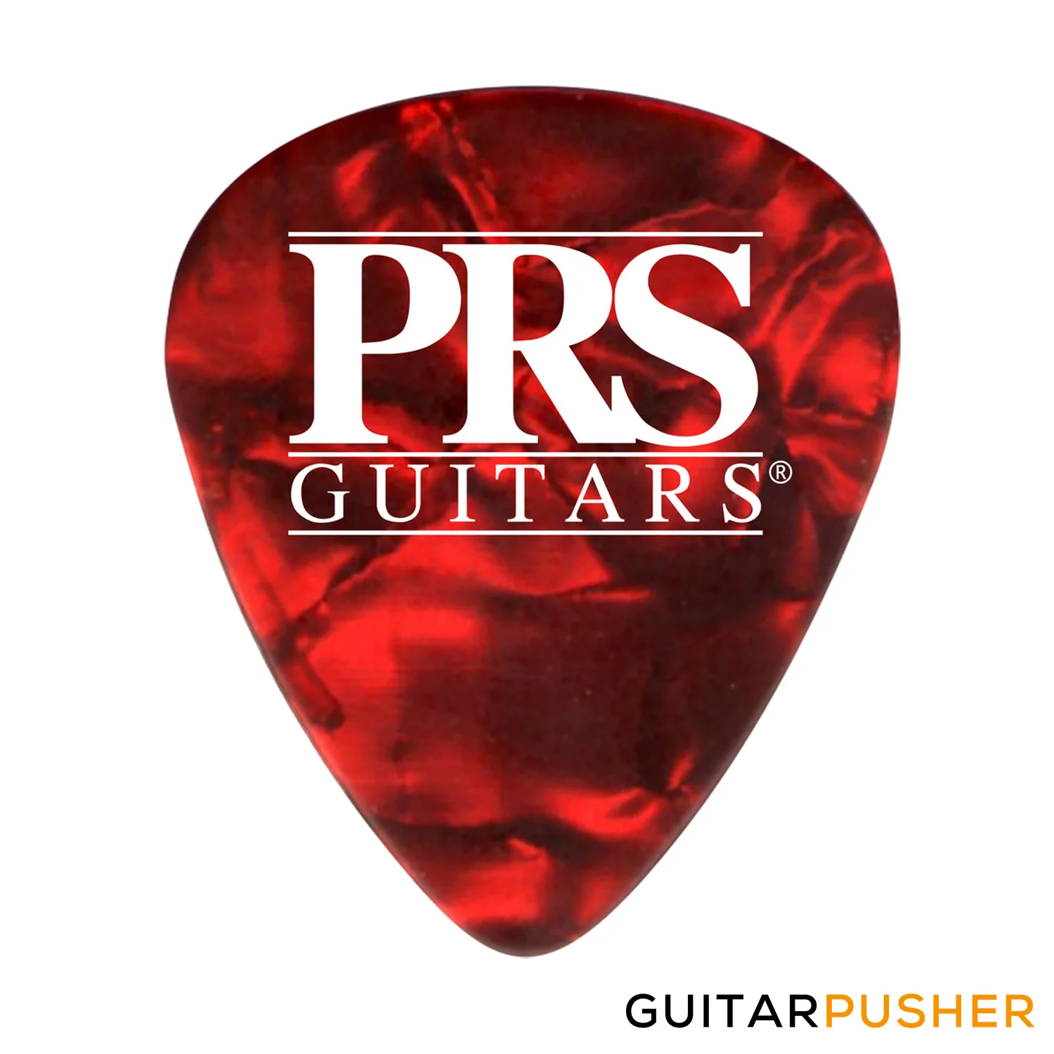PRS Red Tortoise Celluloid Picks (12 pcs.) - Image 4