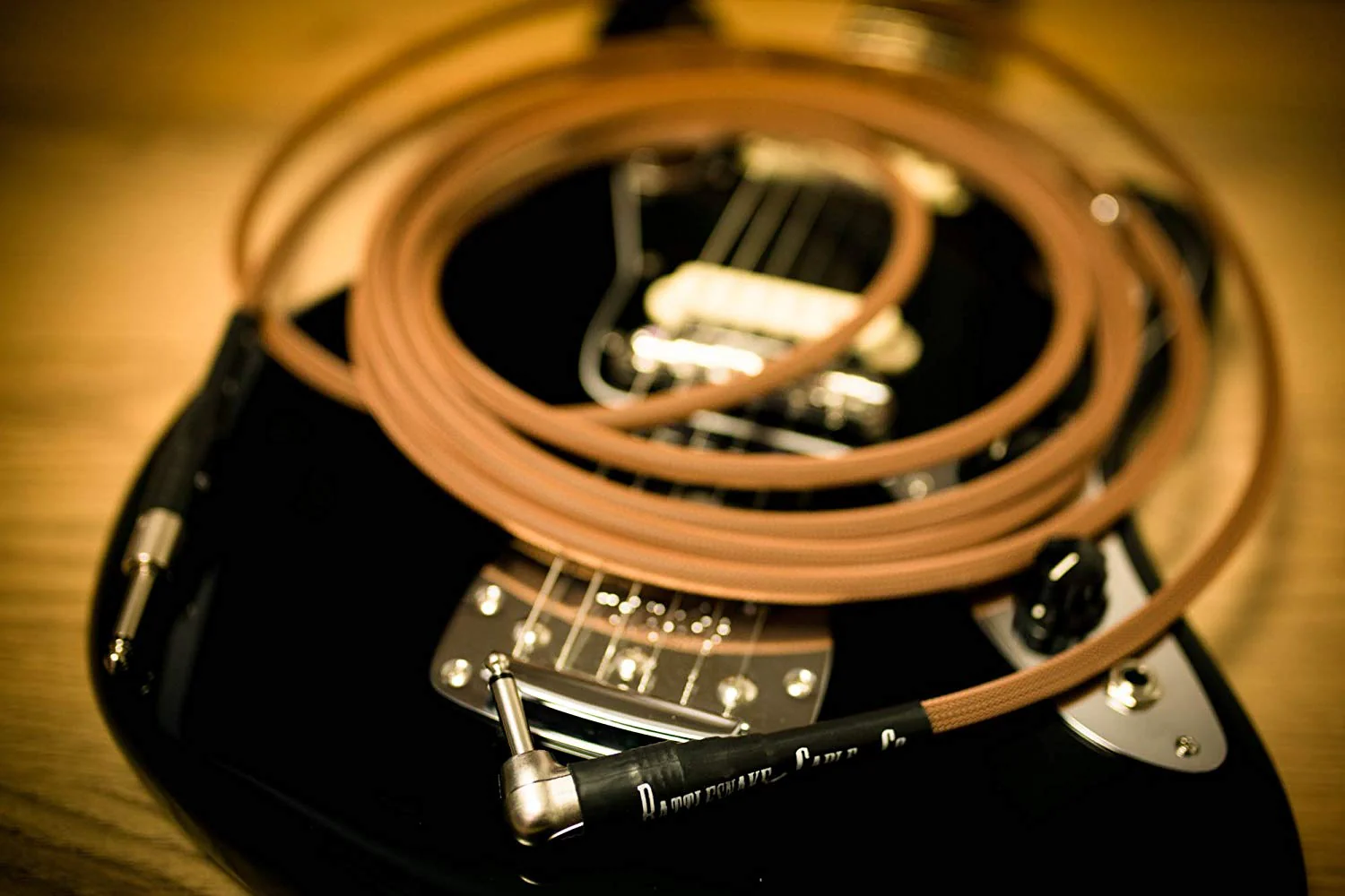 Rattlesnake Standard Instrument Cable - Straight to R/A Nickel Plugs - Image 10