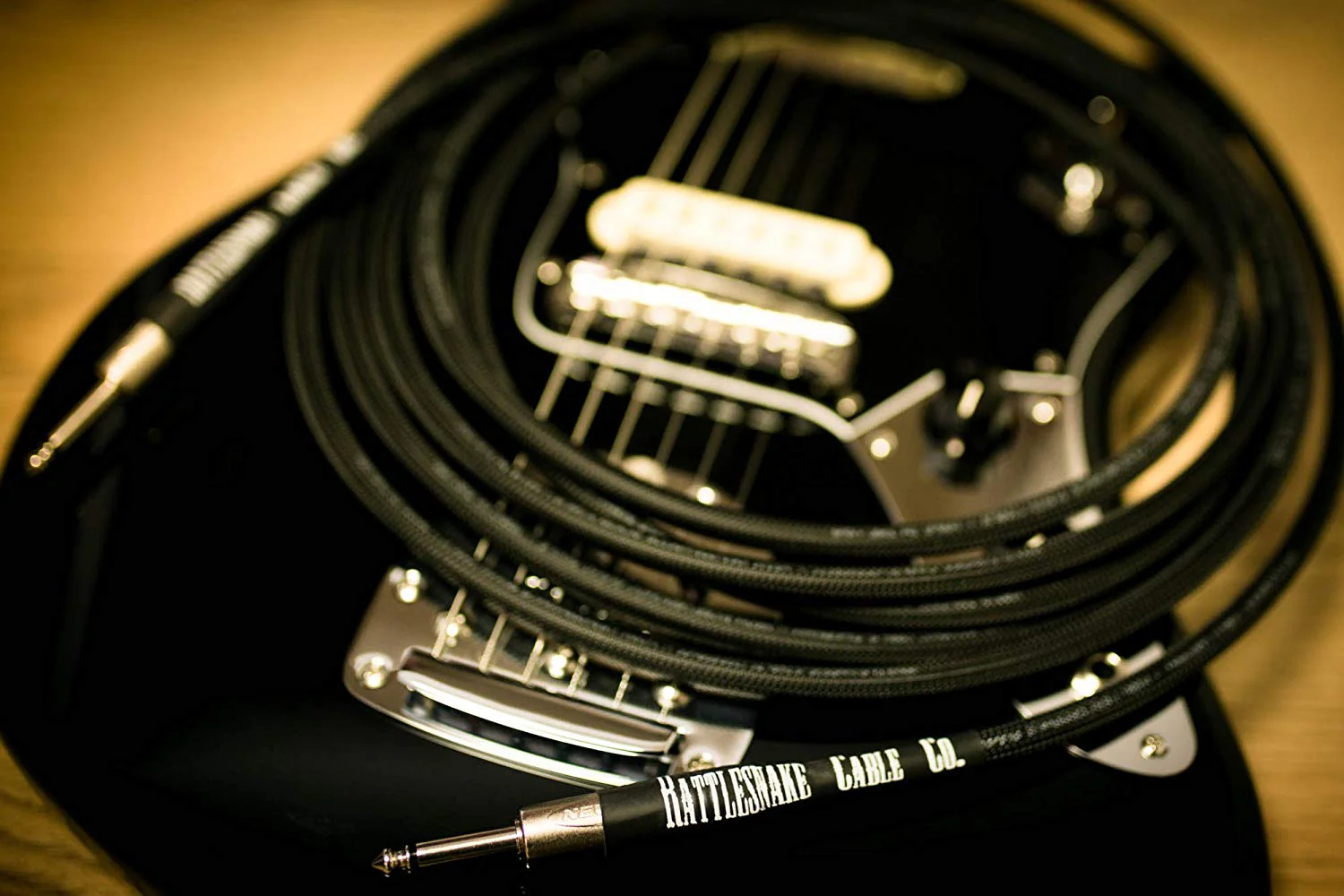 Rattlesnake Standard Instrument Cable - Straight to Straight Nickel Plugs - Image 10