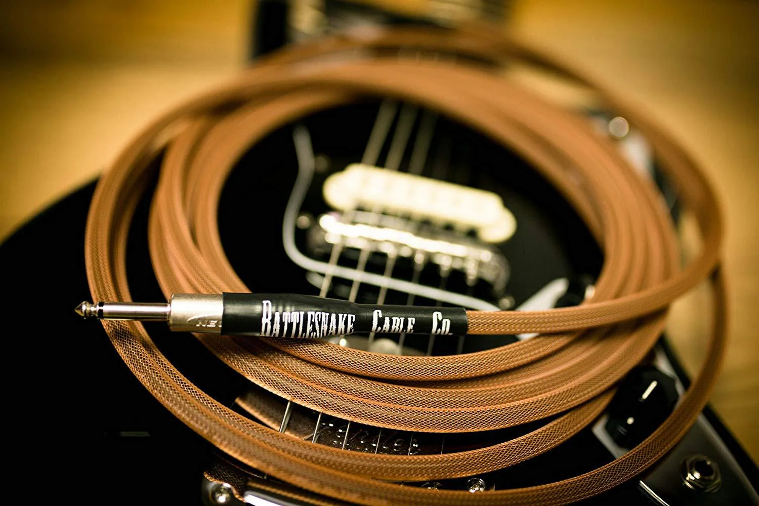 Rattlesnake Standard Instrument Cable - Straight to Straight Nickel Plugs - Image 11