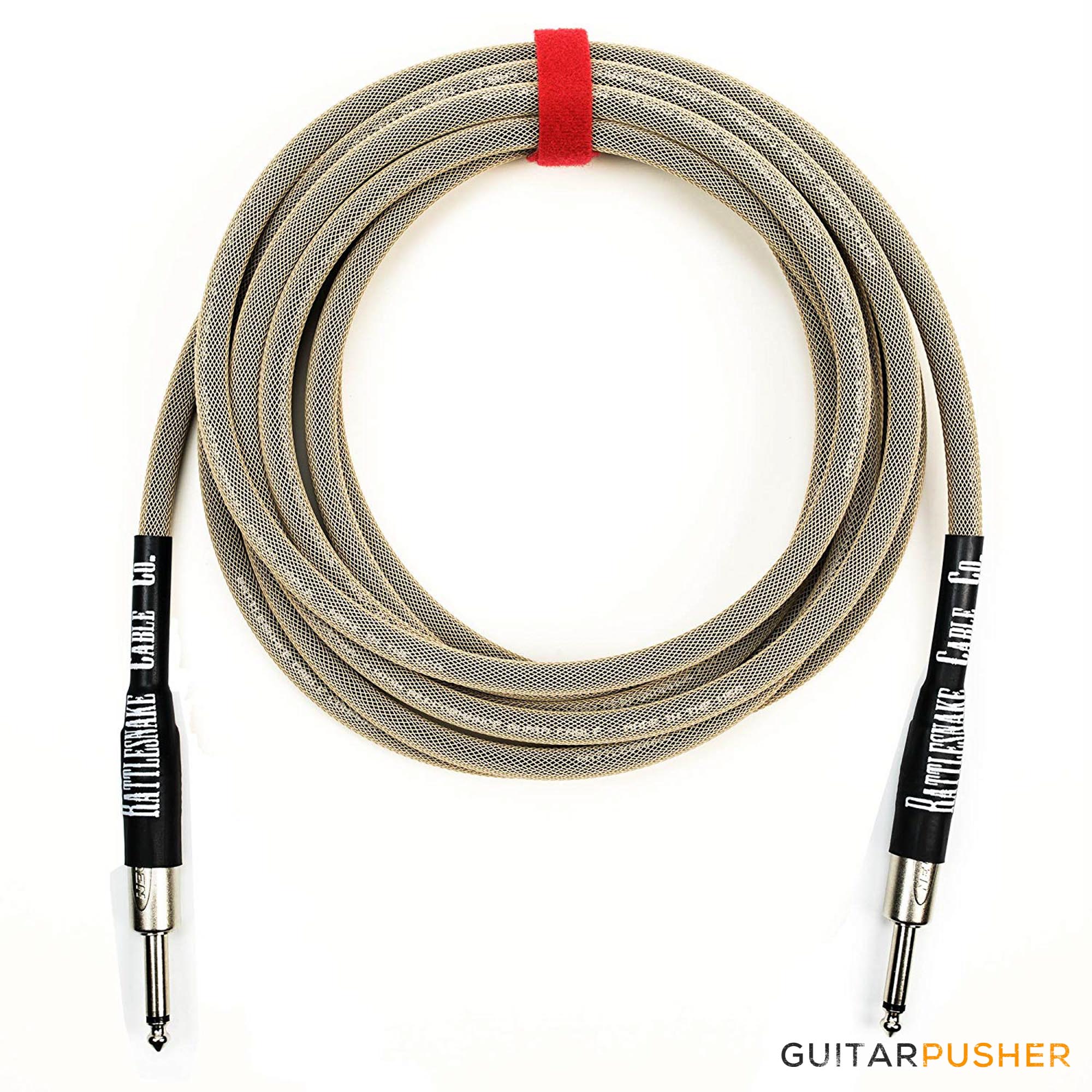 Rattlesnake Standard Instrument Cable - Straight to Straight Nickel Plugs - Image 4