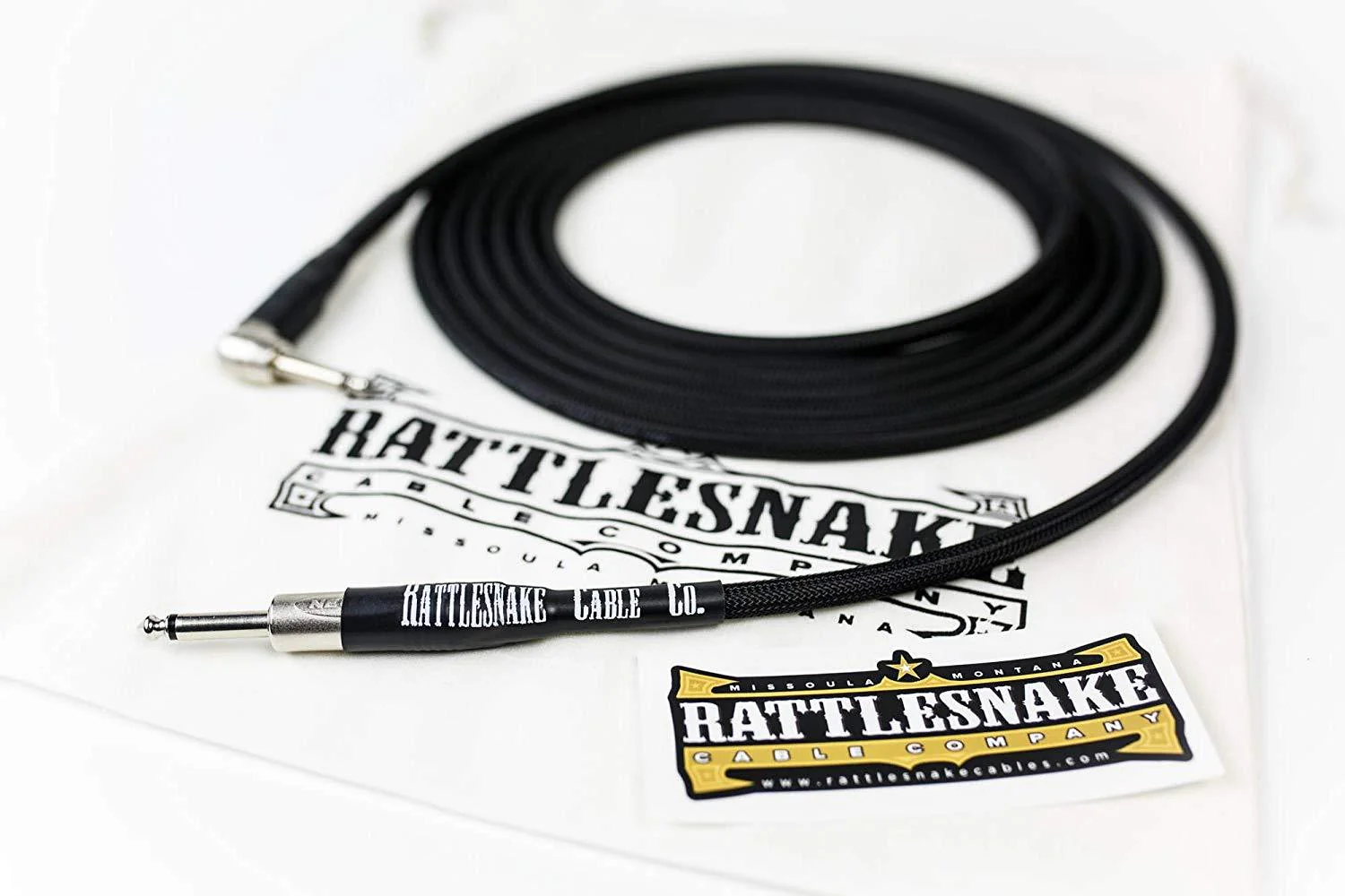 Rattlesnake Standard Instrument Cable - Straight to Straight Nickel Plugs - Image 5