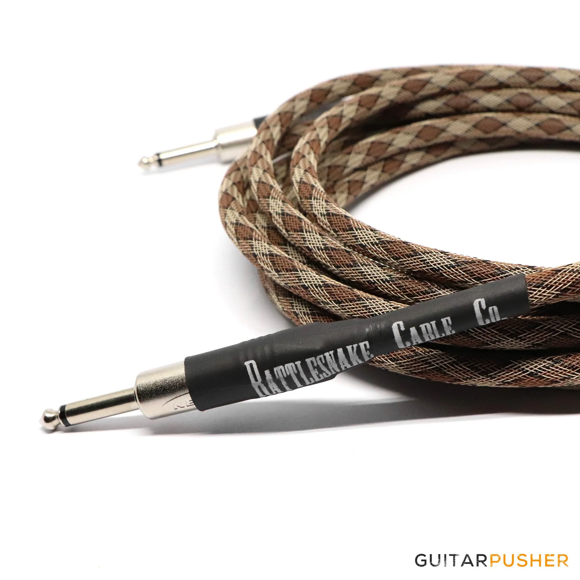 Rattlesnake Standard Instrument Cable - Straight to Straight Nickel Plugs - Image 7