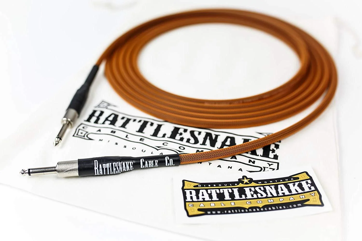 Rattlesnake Standard Instrument Cable - Straight to Straight Nickel Plugs - Image 8