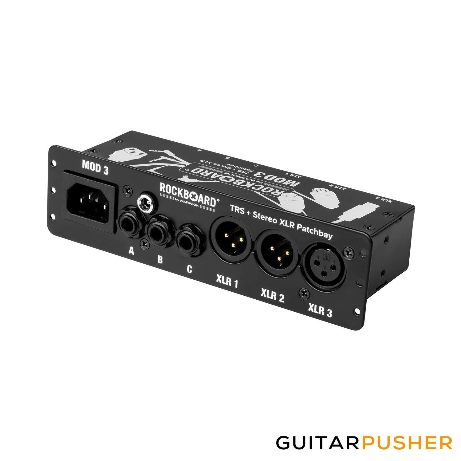 Rockboard by Warwick MOD3 v2 - TRS, DC, IEC & XLR Patchbay - Image 3