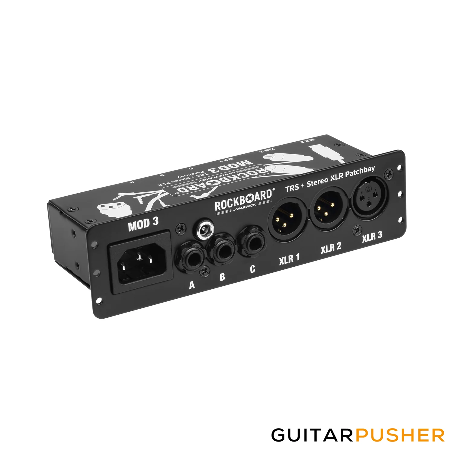 Rockboard by Warwick MOD3 v2 - TRS, DC, IEC & XLR Patchbay - Image 4