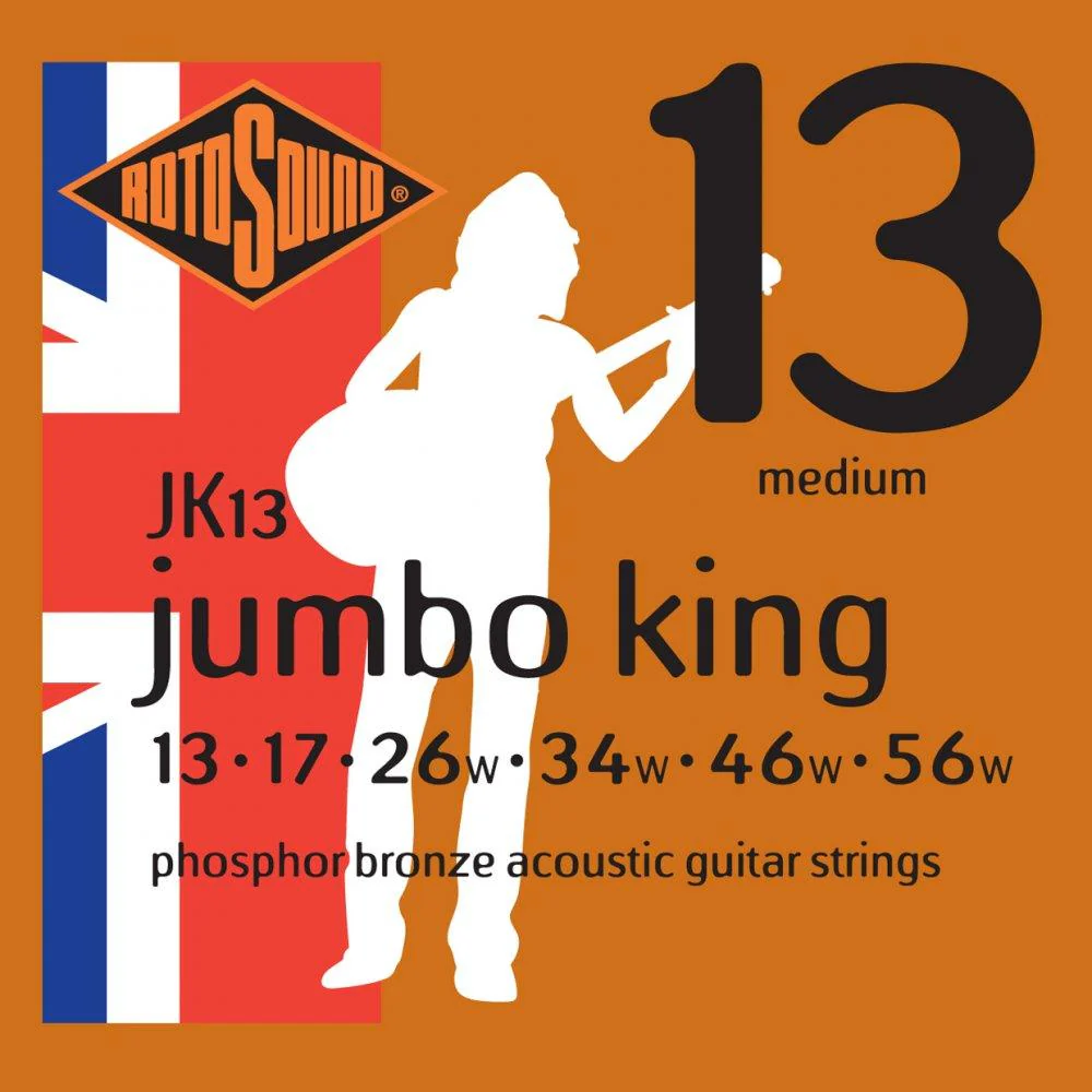 Rotosound JK Jumbo King Phosphor Bronze Acoustic Guitar String Set - Image 5