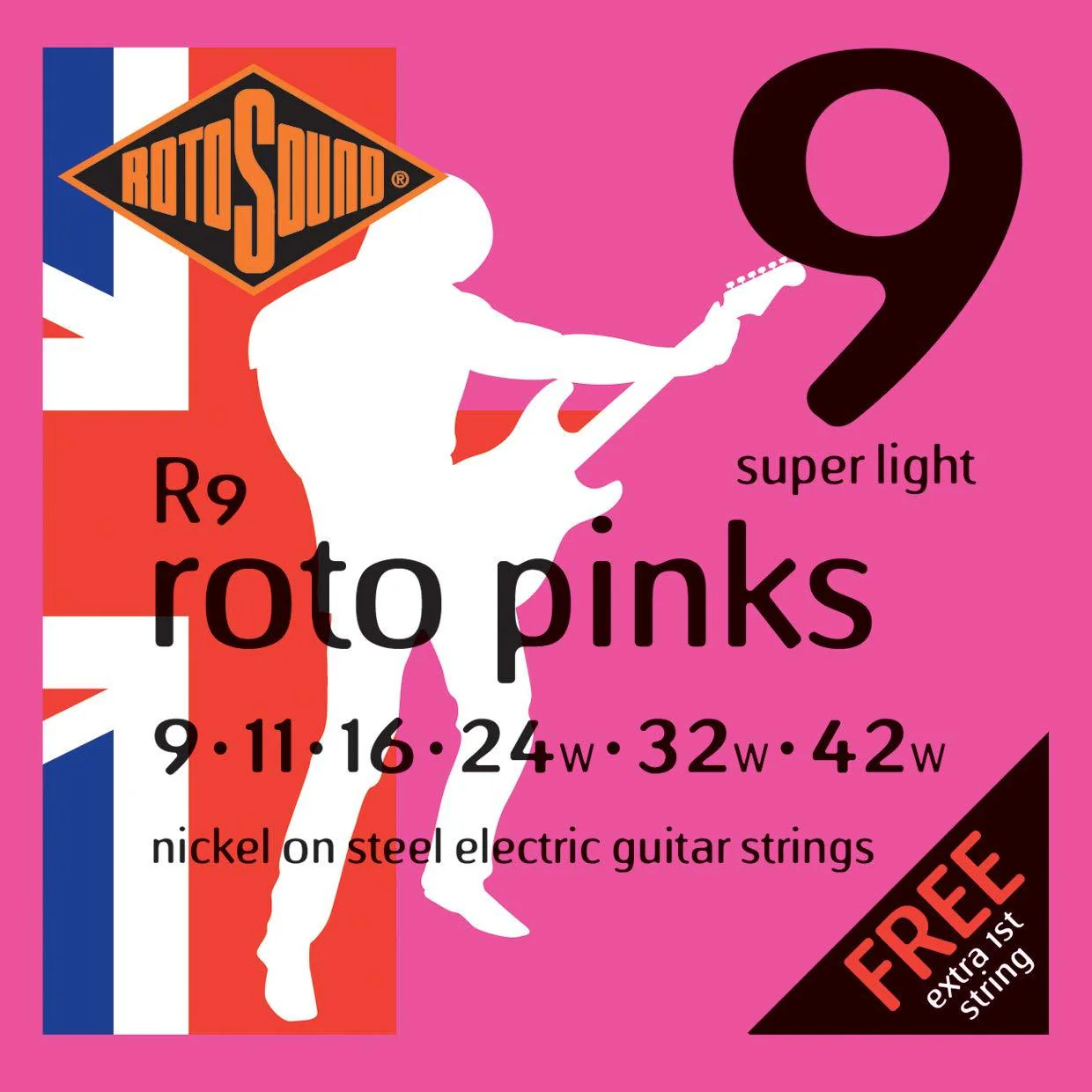 Rotosound Nickel Electric Guitar String Set - Image 4