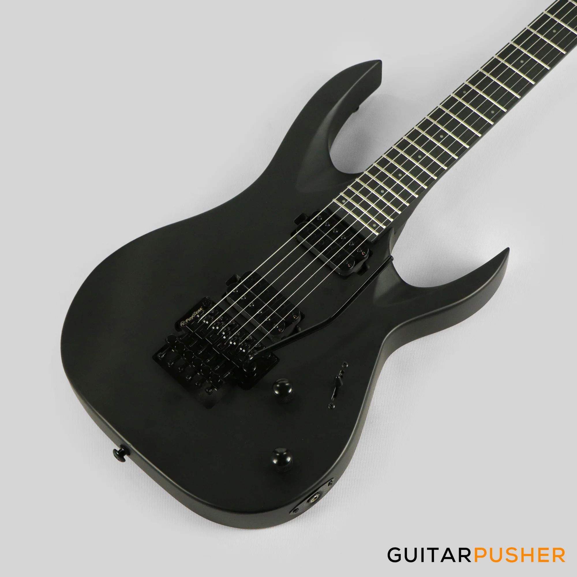 S by Solar AB4.6FRC-E Carbon Black Electric Guitar w/ Floyd Rose - Image 6