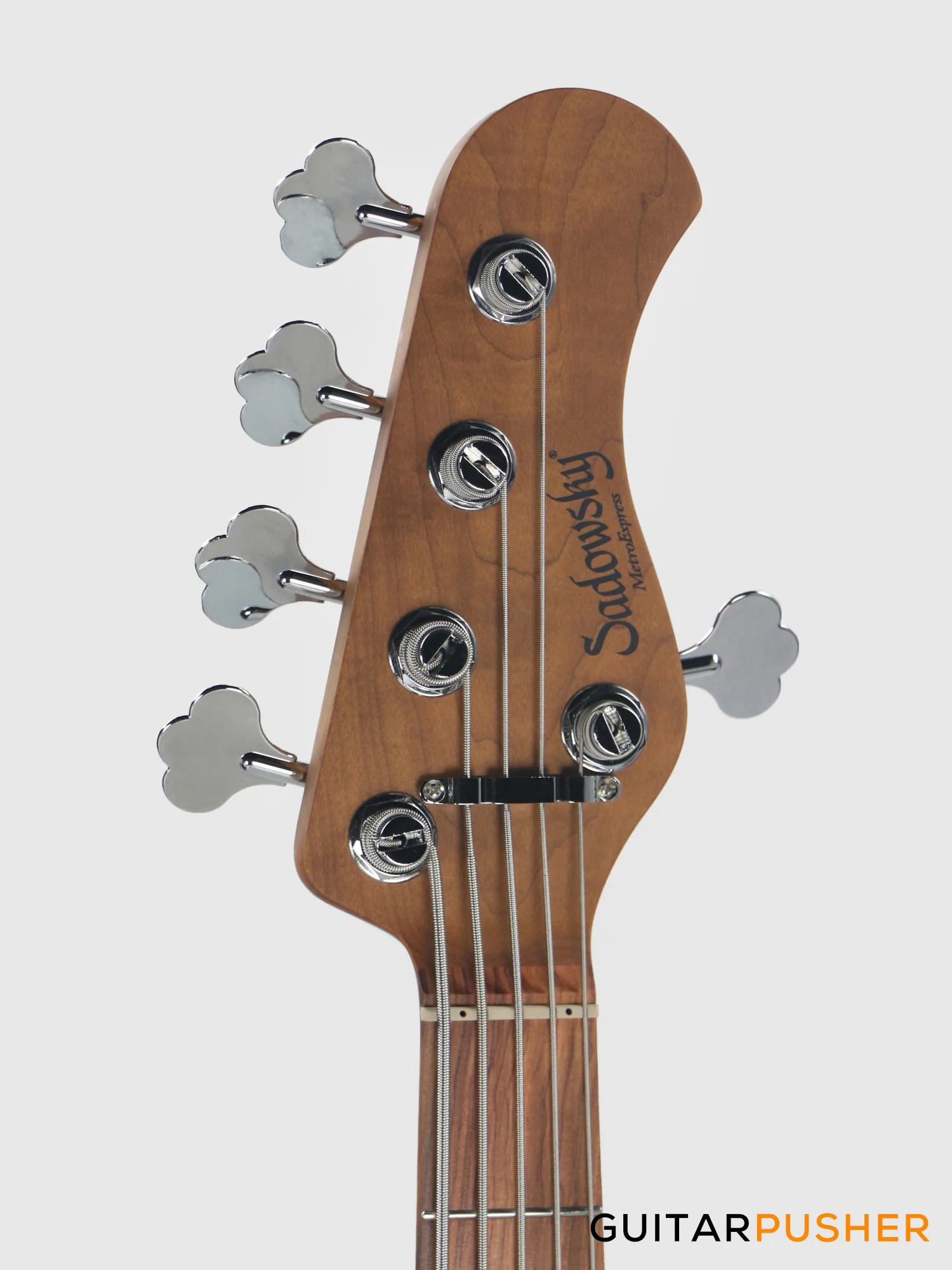 Sadowsky Metro Express 5 Morado Fingerboard, Tortoise Pickguard 5-String Bass Guitar - Olympic White - Image 6