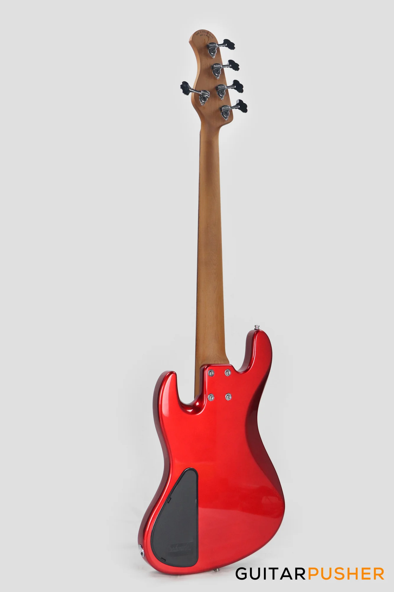 Sadowsky Metro Express 5 Morado Fingerboard, White Pickguard 5-String Bass Guitar - Red Metallic - Image 8