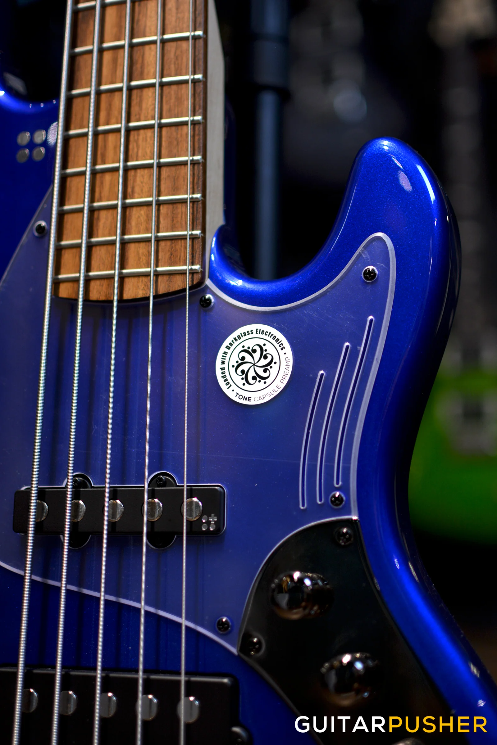 Sandberg California Grand Dark 5-String J-MM Bass - San Remo Blue - Image 5